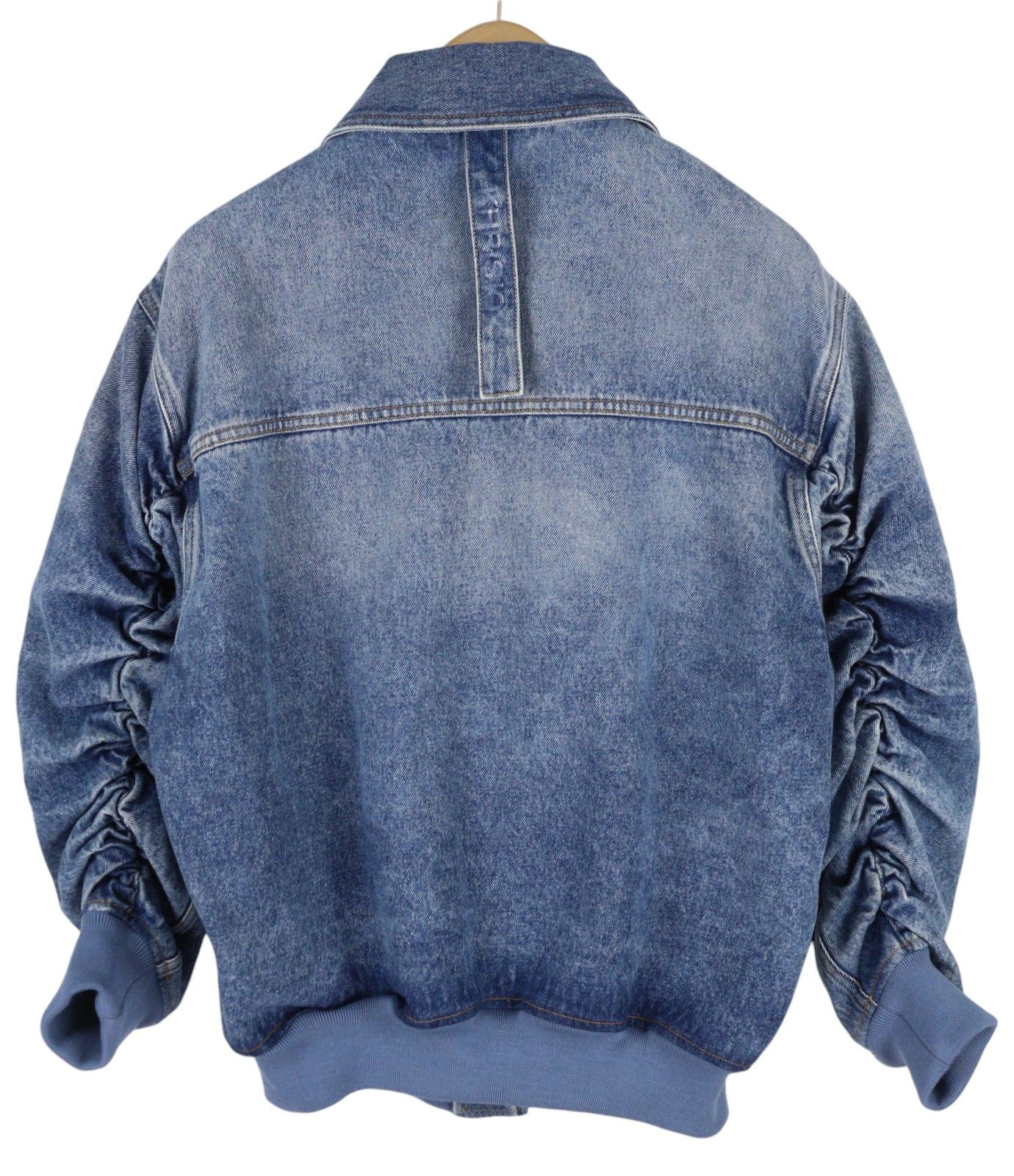 Khrisjoy AURORA DENIM BOMBER XS/S Blue Oversized Loose Fit 86575 Size XS / US 0-2 / IT 36-38 - 2 Thumbnail