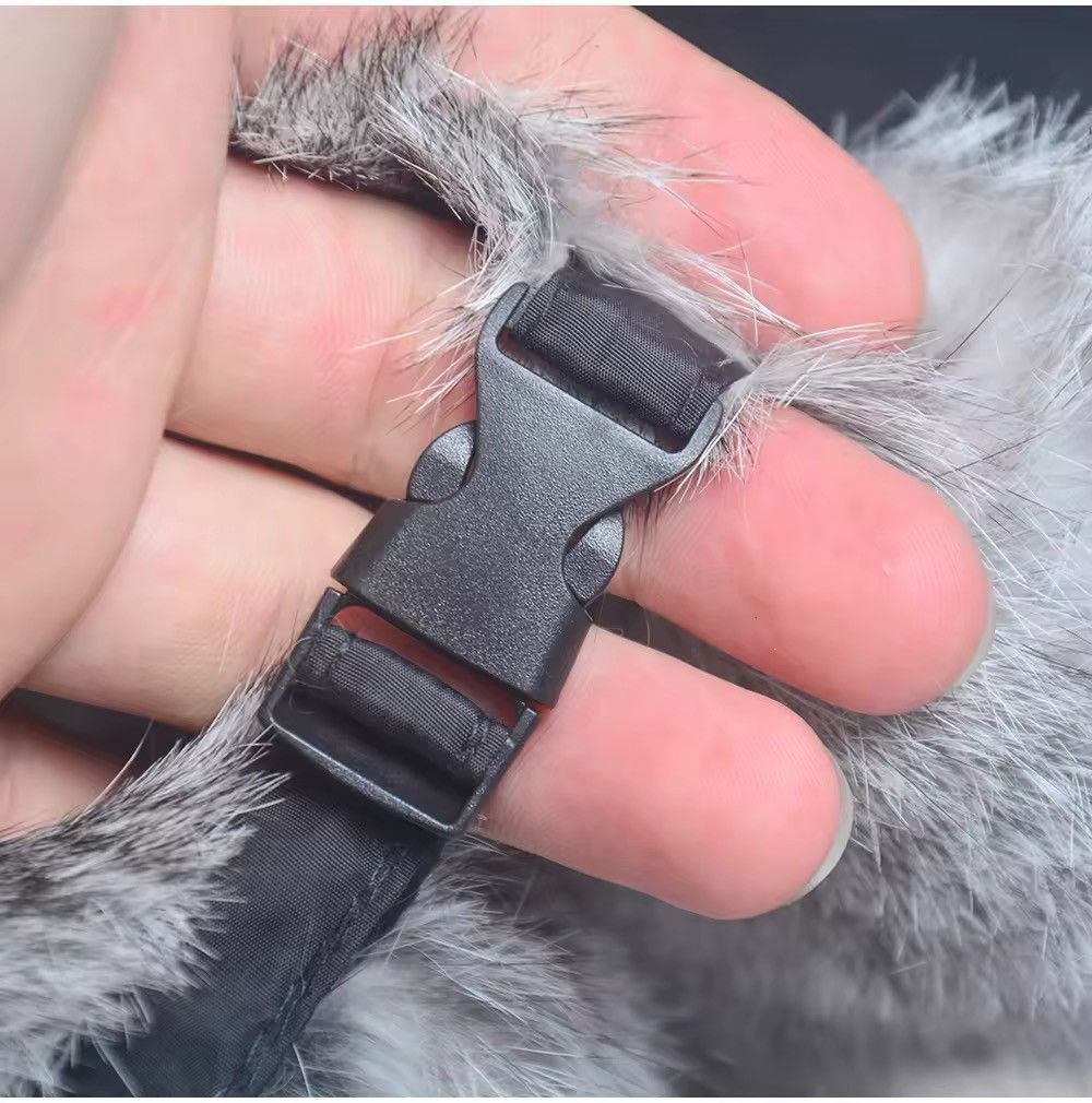Japanese Brand Rabbit Fur Earflap Trapper Bomber Hat Size ONE SIZE - 6 Thumbnail