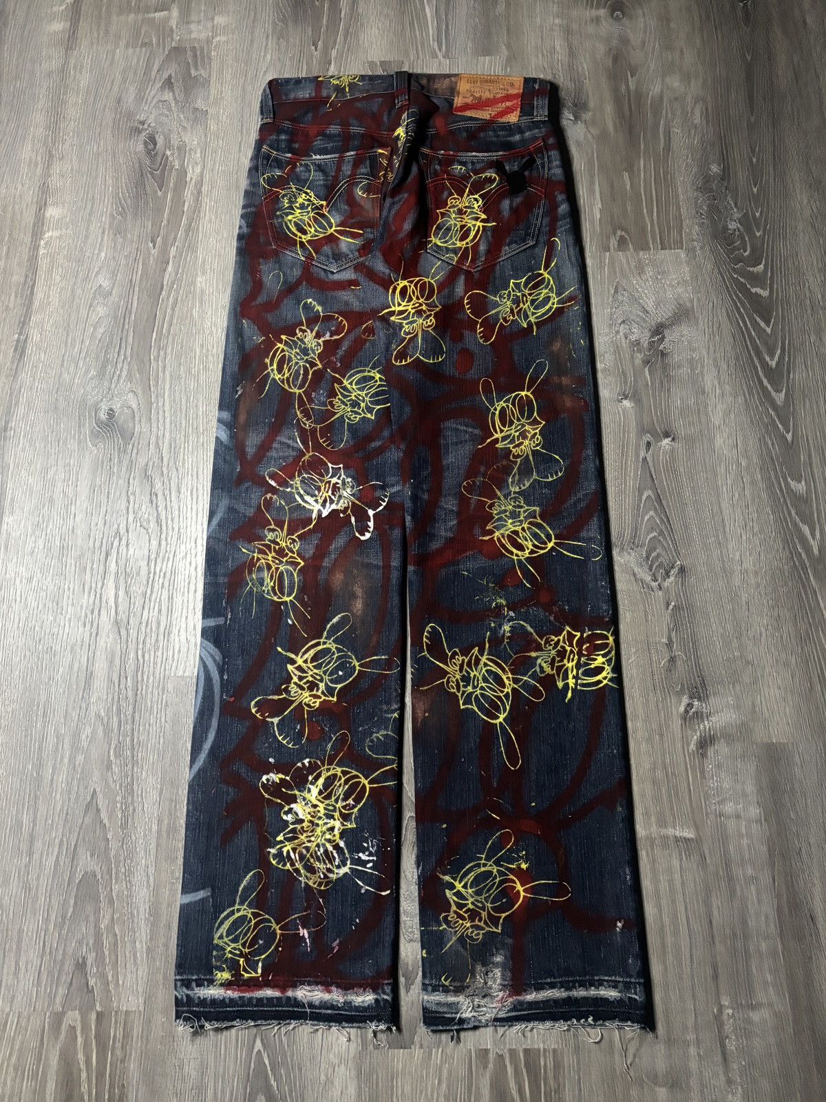Skoloct skoloct 1/1 handpainted denim Size US 31 - 6 Thumbnail