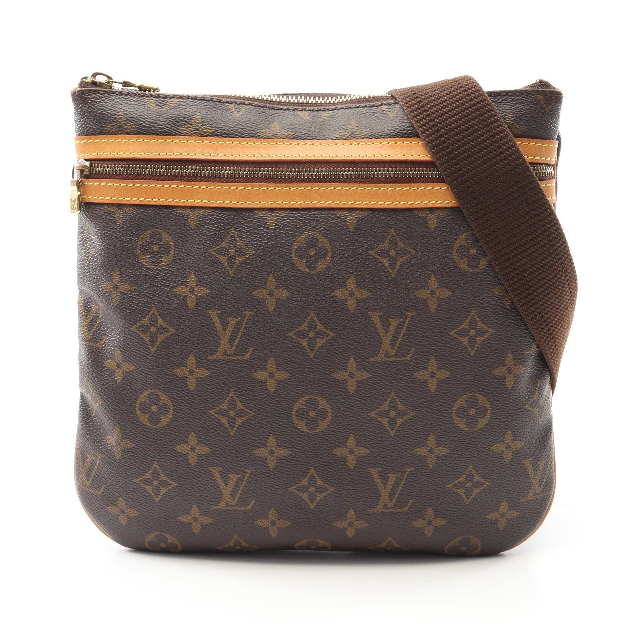 Louis Vuitton Louis Vuitton Pochette Bosphore Monogram Shoulder Bag Leather Brown Size ONE SIZE - 1 Thumbnail