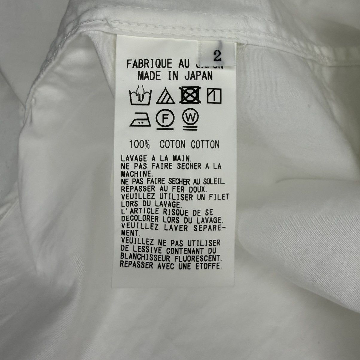 Yohji Yamamoto Yohji Yamamoto Button Down Polo Size US S / EU 44-46 / 1 - 7 Thumbnail