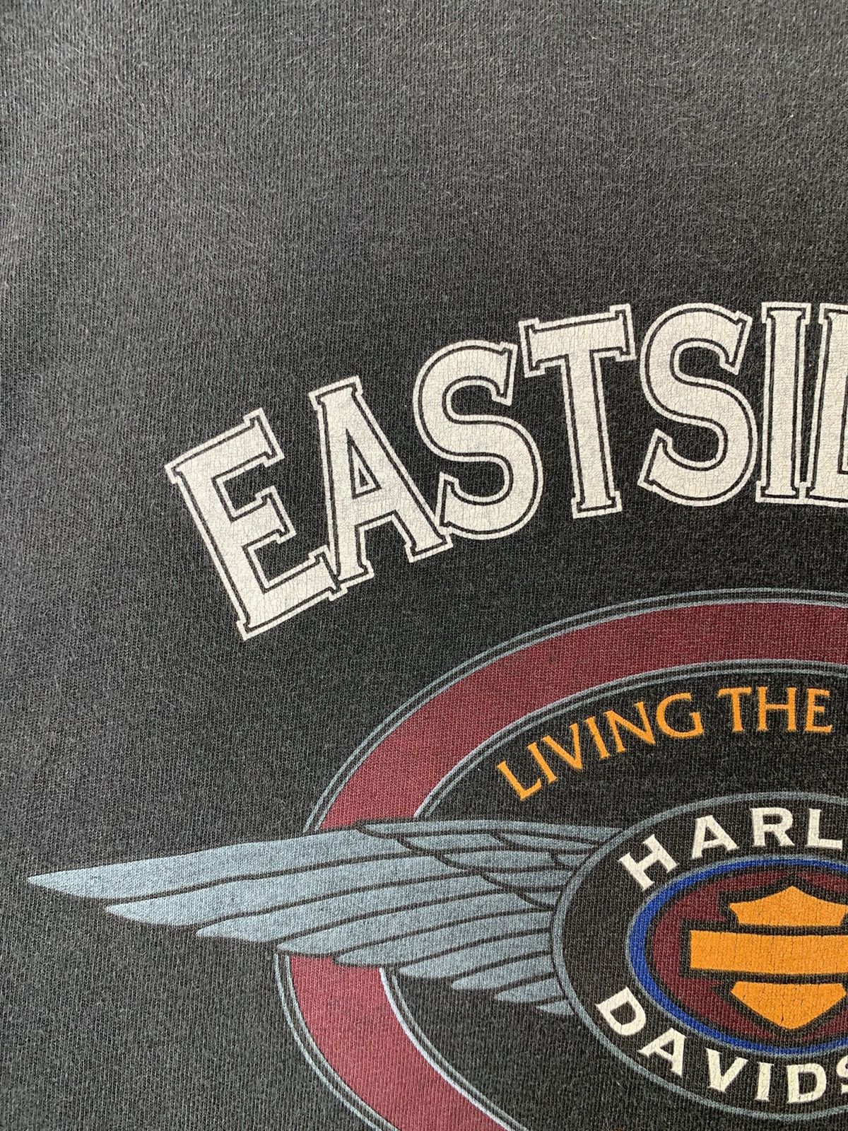 Harley Davidson × Vintage Vintage 90s Harley Davidson Faded Single Stitch T-shirt Size US XL / EU 56 / 4 - 17 Thumbnail