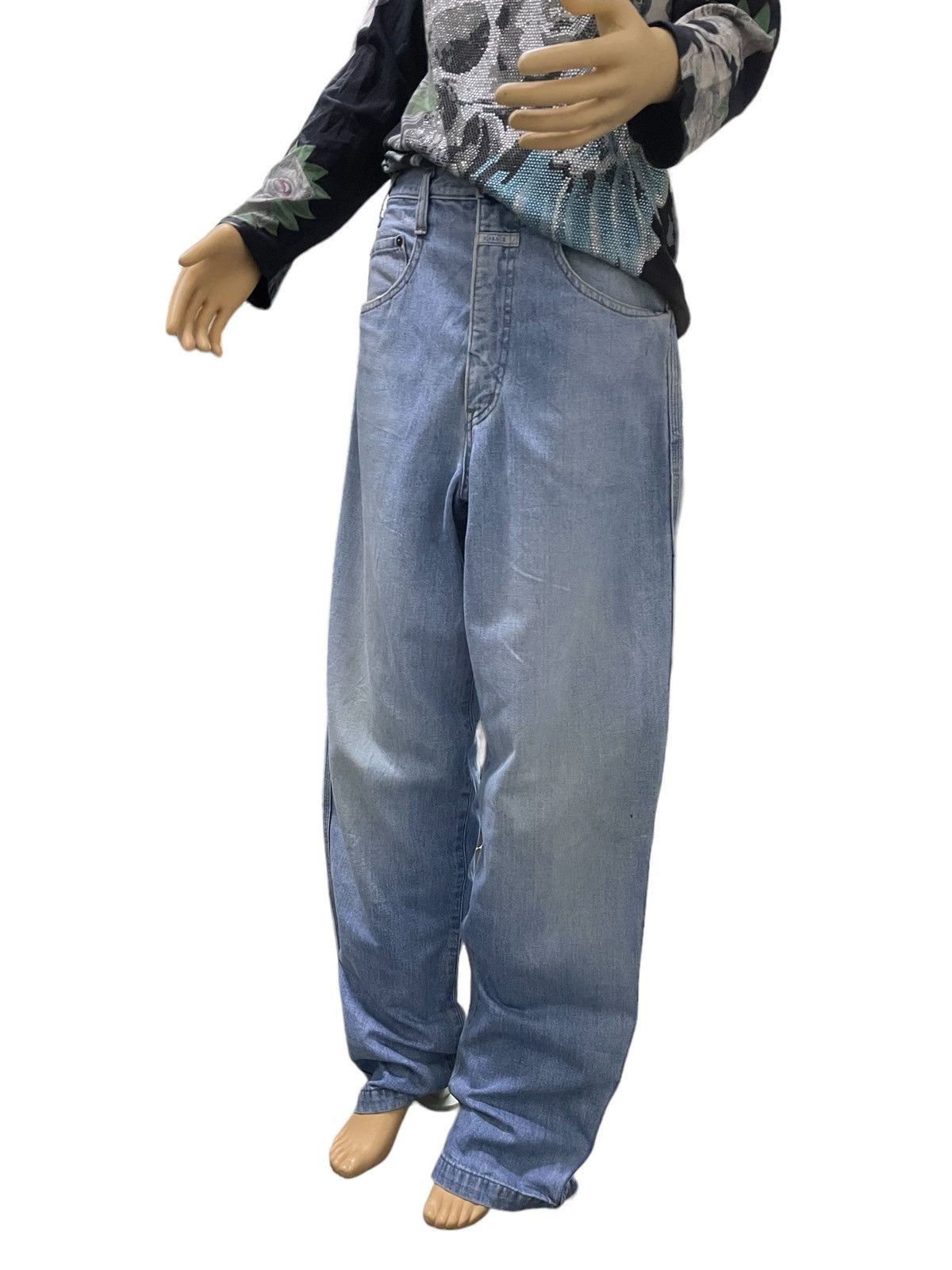 JNCO × Marithe + Francois Girbaud Marithe Francois Girbaud Carpenter Stone Wash Baggy Jeans Size US 30 / EU 46 - 4 Thumbnail
