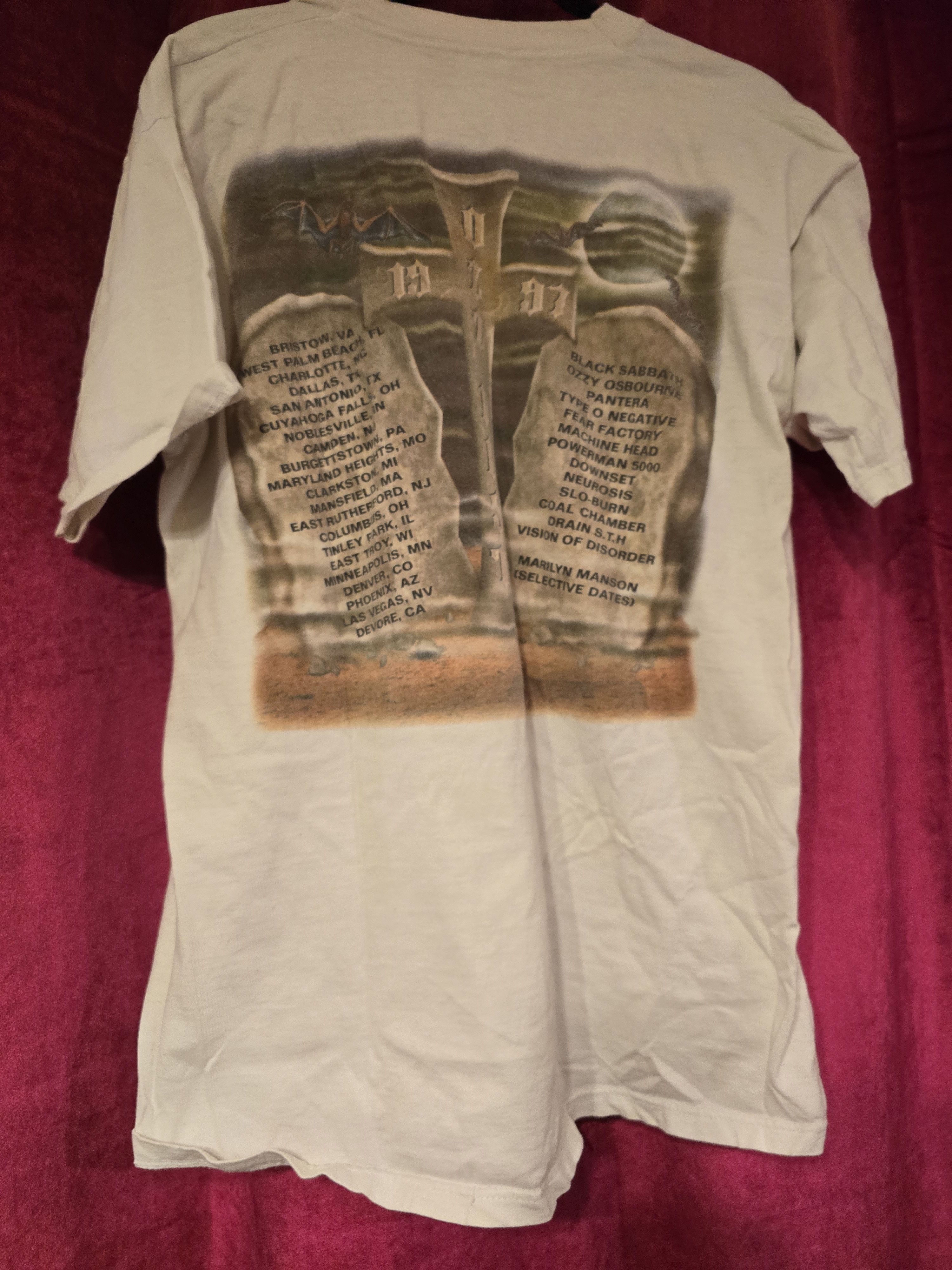 Other Vintage 1997 Ozzfest Tour Shirt XL – Ozzy Vampire Graphic Size US XL / EU 56 / 4 - 2 Thumbnail