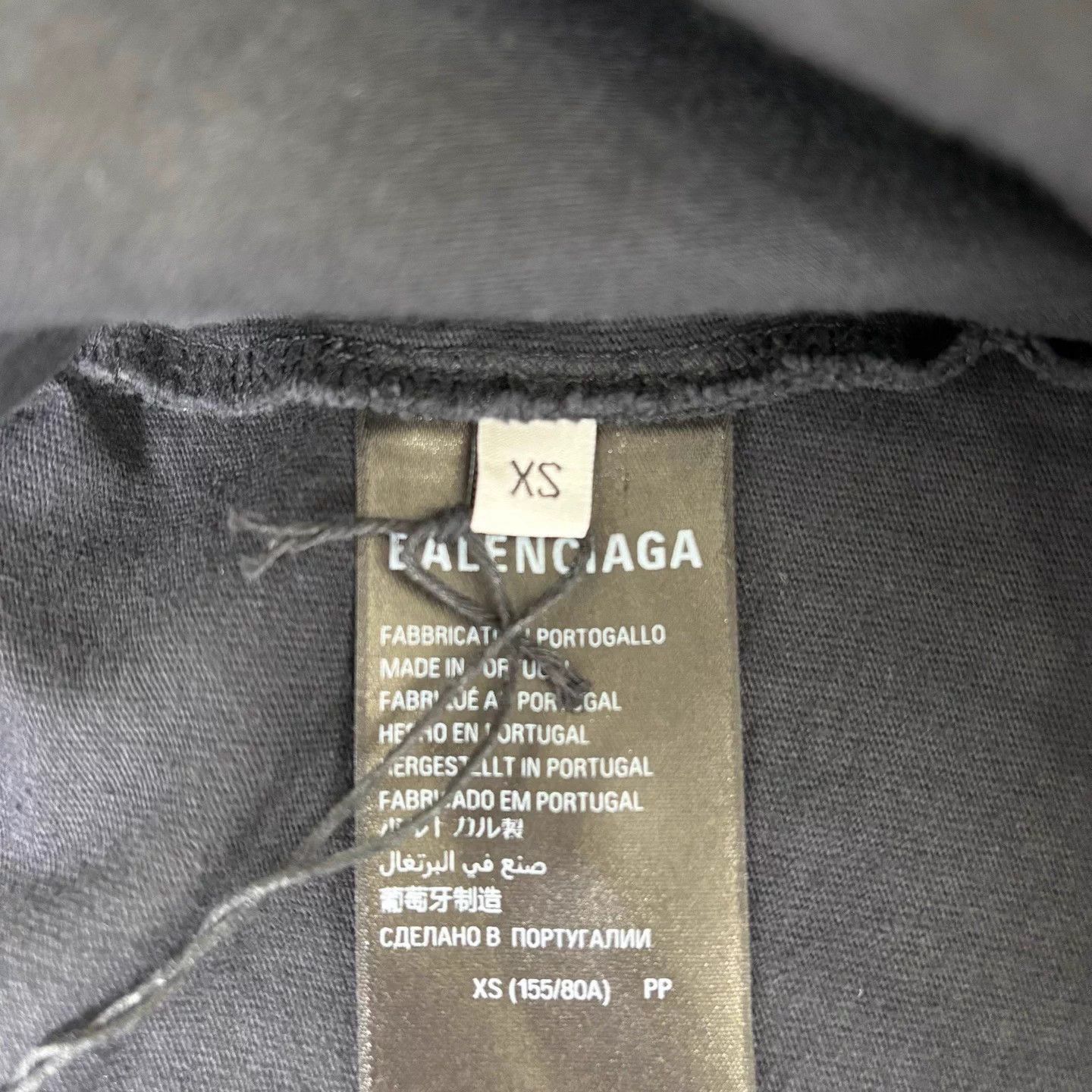Balenciaga BLCG Graffiti Print Black XS T-shirt Size US XS / EU 42 / 0 - 5 Thumbnail