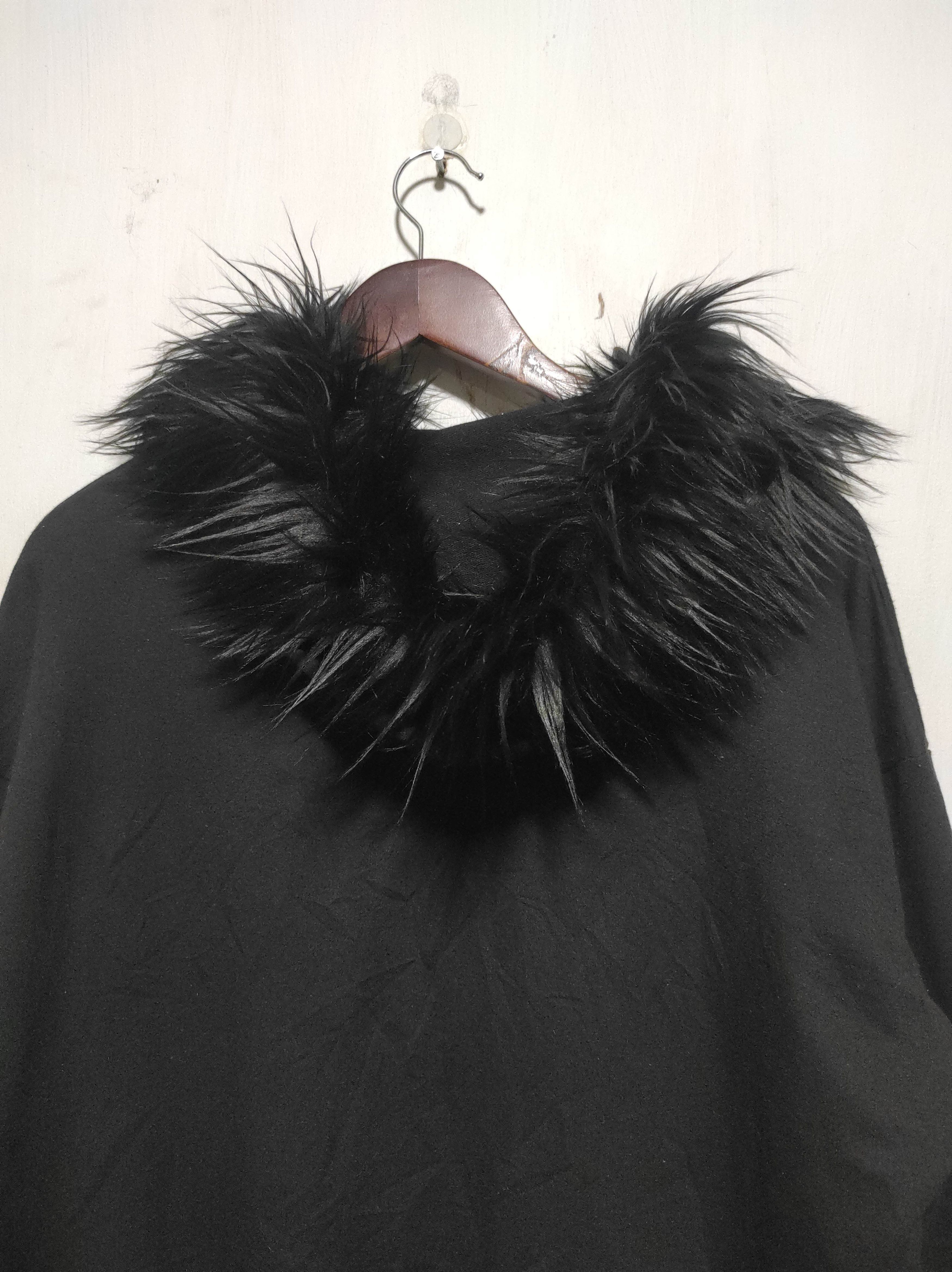 Hysteric Glamour Romwe Cross Zip Fur Hoodie LGB IfSixWasNine style Size US L / EU 52-54 / 3 - 17 Thumbnail