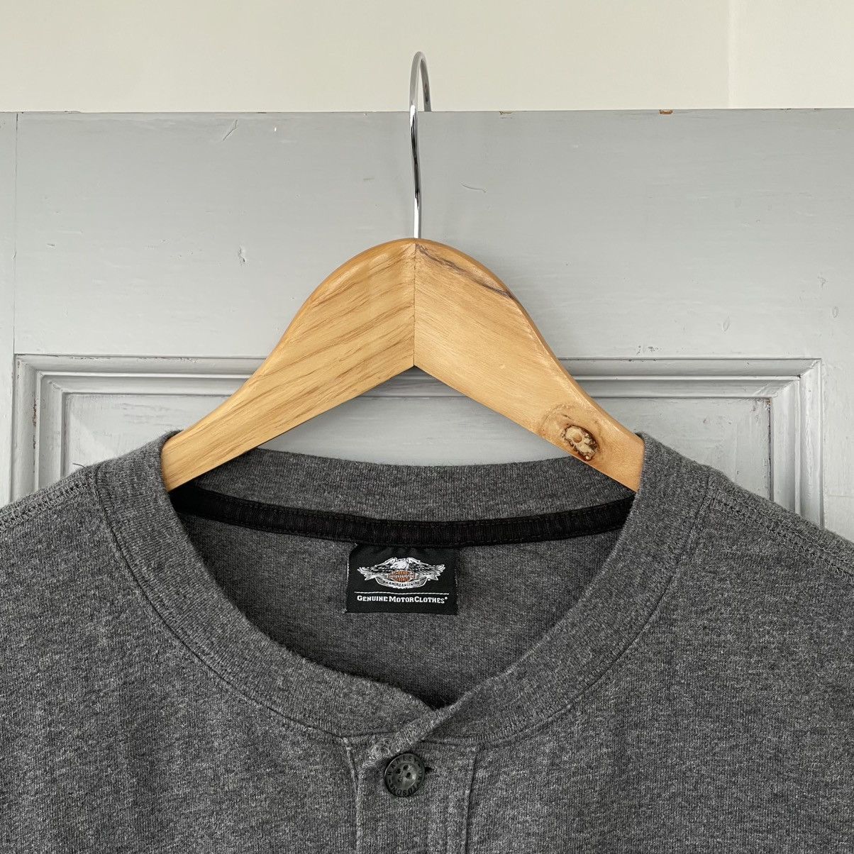 Harley Davidson × Vintage Vintage 00’s Harley Davidson Grey Long Sleeve Size US L / EU 52-54 / 3 - 7 Thumbnail