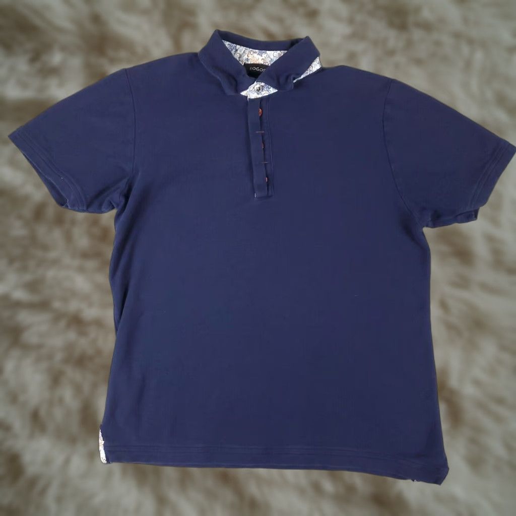 Vintage VINTAGE Bogosse Polo Shirt Mens Large 3 Blue Casual Short Sleeve Adult Polo Apparel Men Blue 90s American Preppy Sports Mens Size US S / EU 44-46 / 1 - 1 Thumbnail
