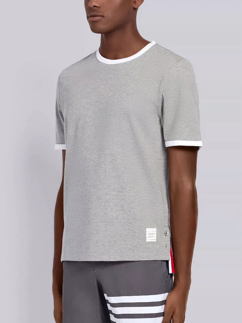 Thom Browne Thom Browne Round neck short sleeve T-shirt Size US L / EU 52-54 / 3 - 8 Thumbnail