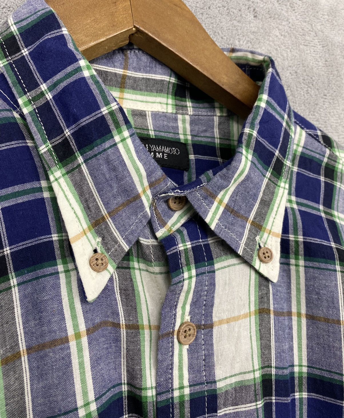 Vintage KANSAI YAMAMOTO HOMME SHIRTS BUTTON UP Size US L / EU 52-54 / 3 - 7 Thumbnail