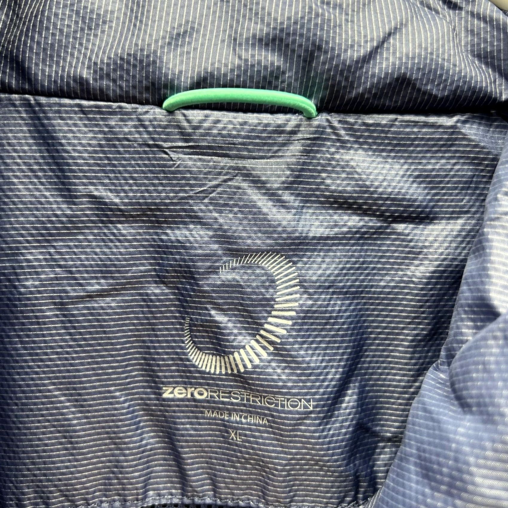 Vintage Zero Restriction Jacket Women XL Windbreaker Blue Telluride Golf Club Size XL / US 12-14 / IT 48-50 - 5 Thumbnail
