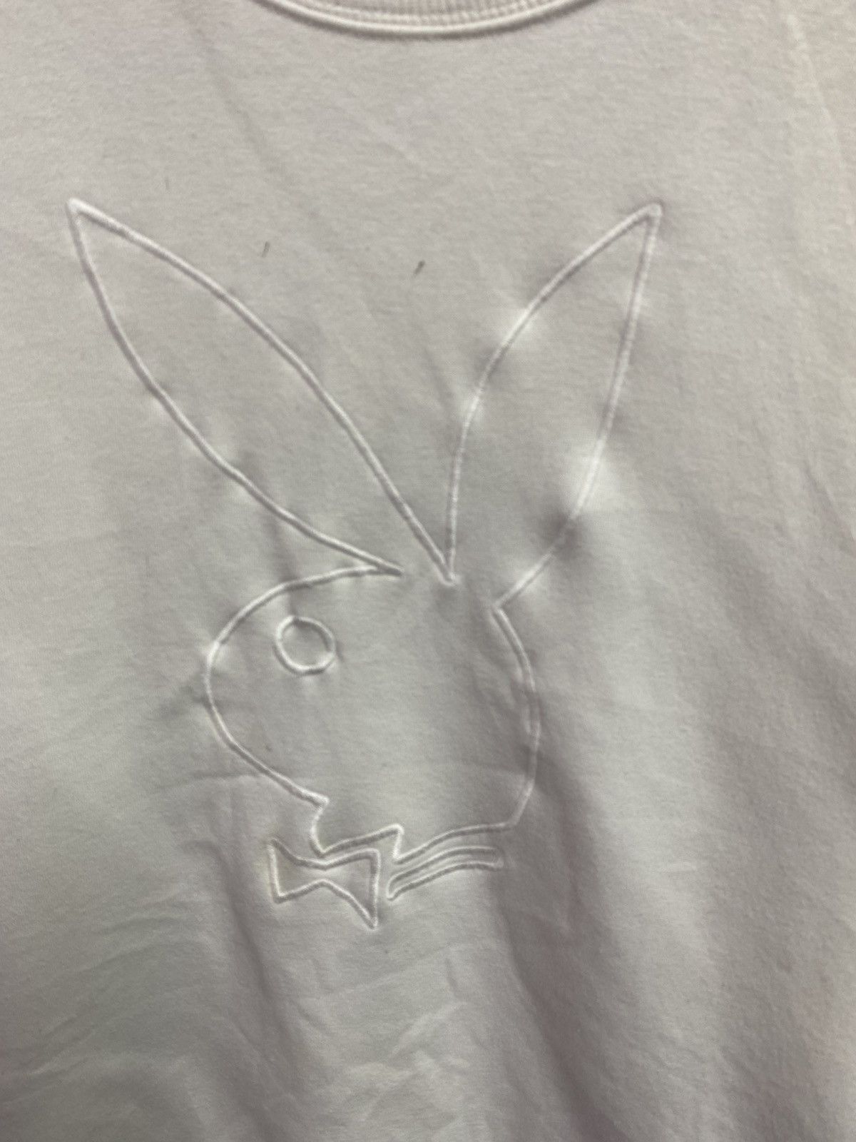 Playboy white Playboy x GU sweatshirt with an embroidered logo Size US XL / EU 56 / 4 - 2 Thumbnail