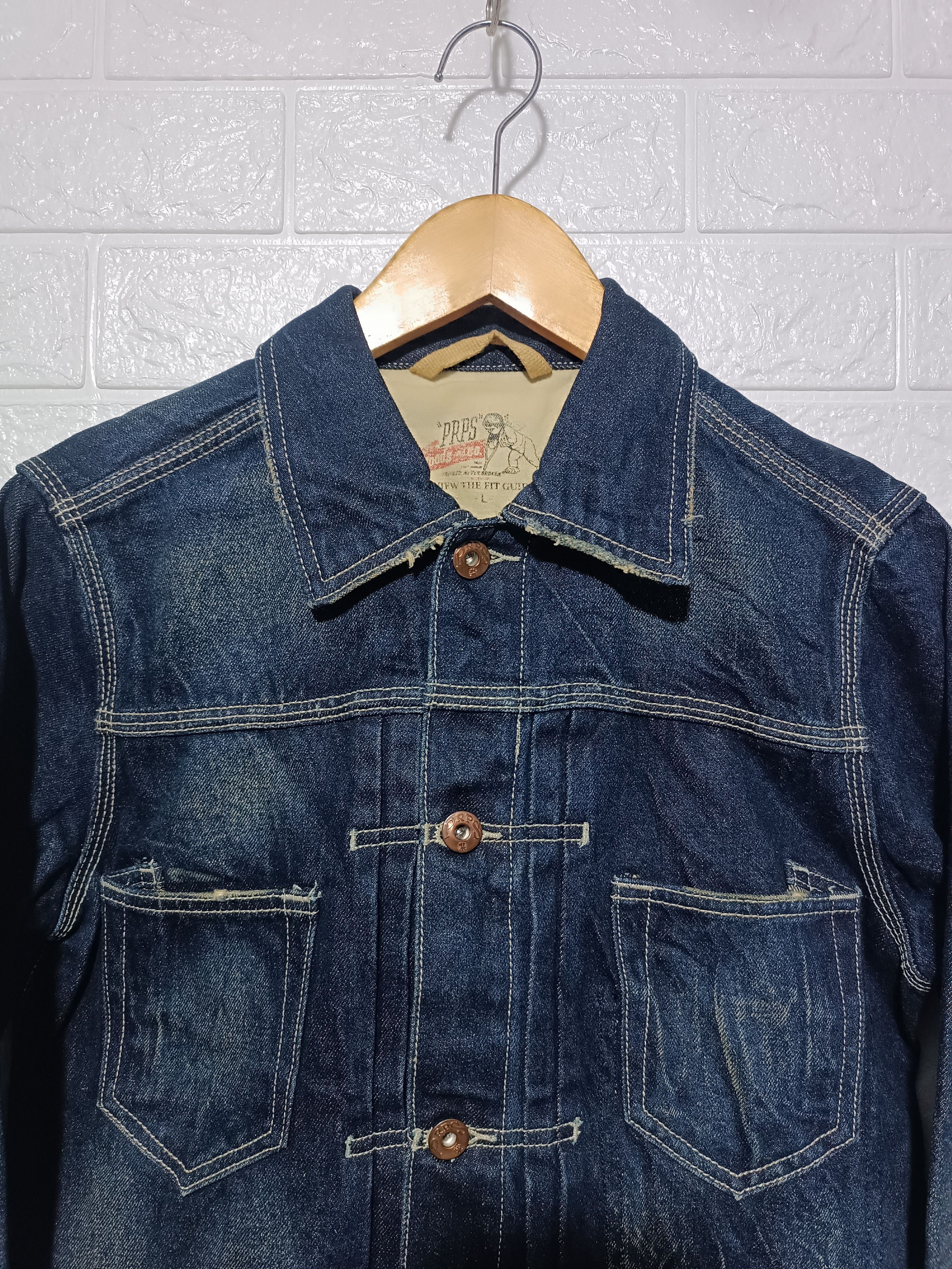 Prps Vintage Prps Indigo Wash Denim Trucker Jacket Size US M / EU 48-50 / 2 - 3 Thumbnail