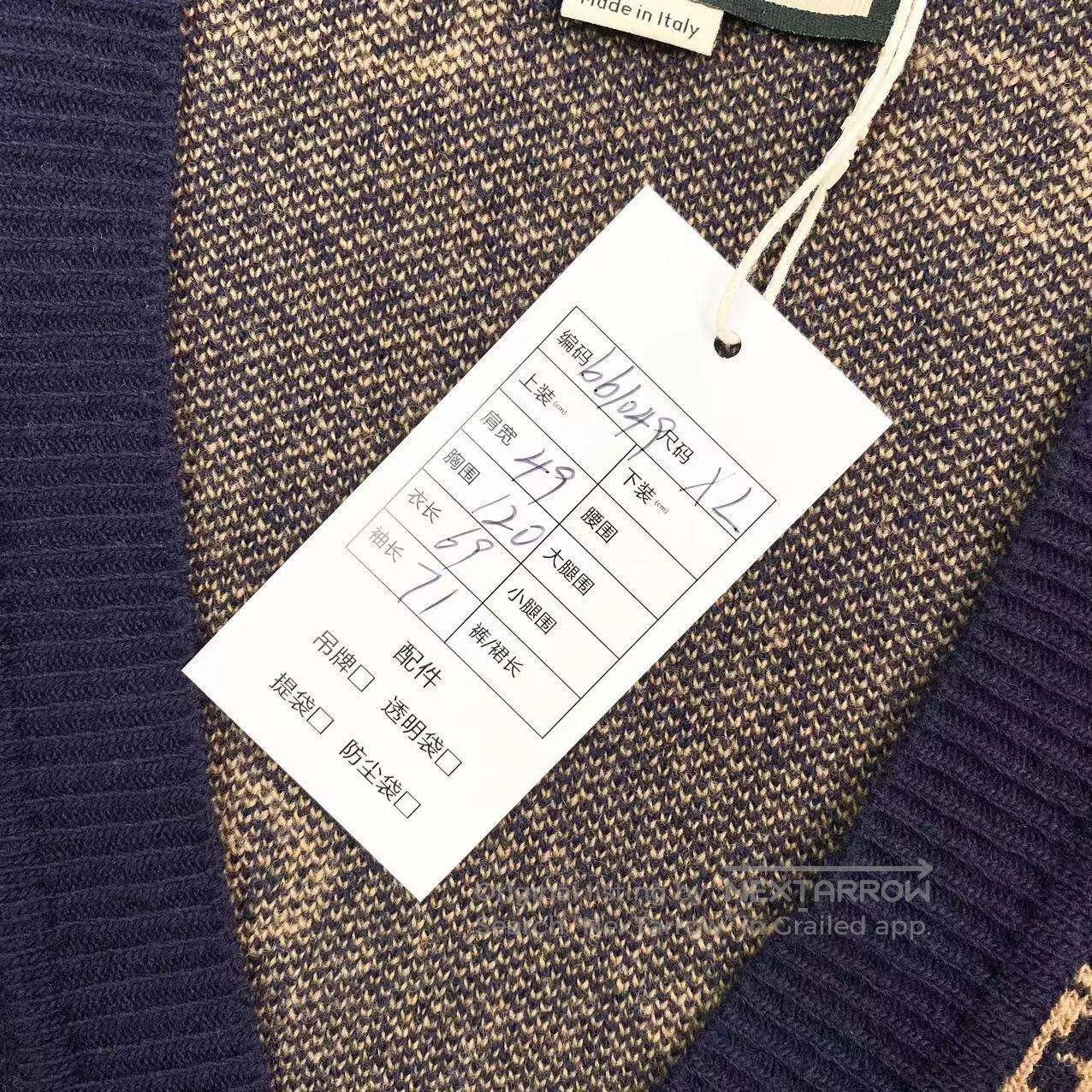Gucci Guicci The old flower is full of printed cardigans| Size XL / US 12-14 / IT 48-50 - 5 Thumbnail