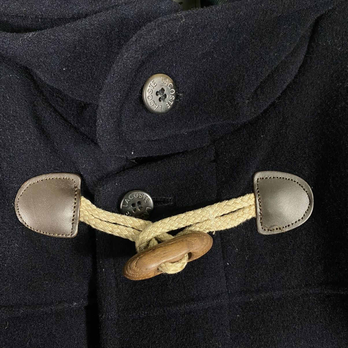 Lacoste Lacoste Wool Duffle Coat Size 3 (Fit L) Black Colour Size US L / EU 52-54 / 3 - 8 Thumbnail