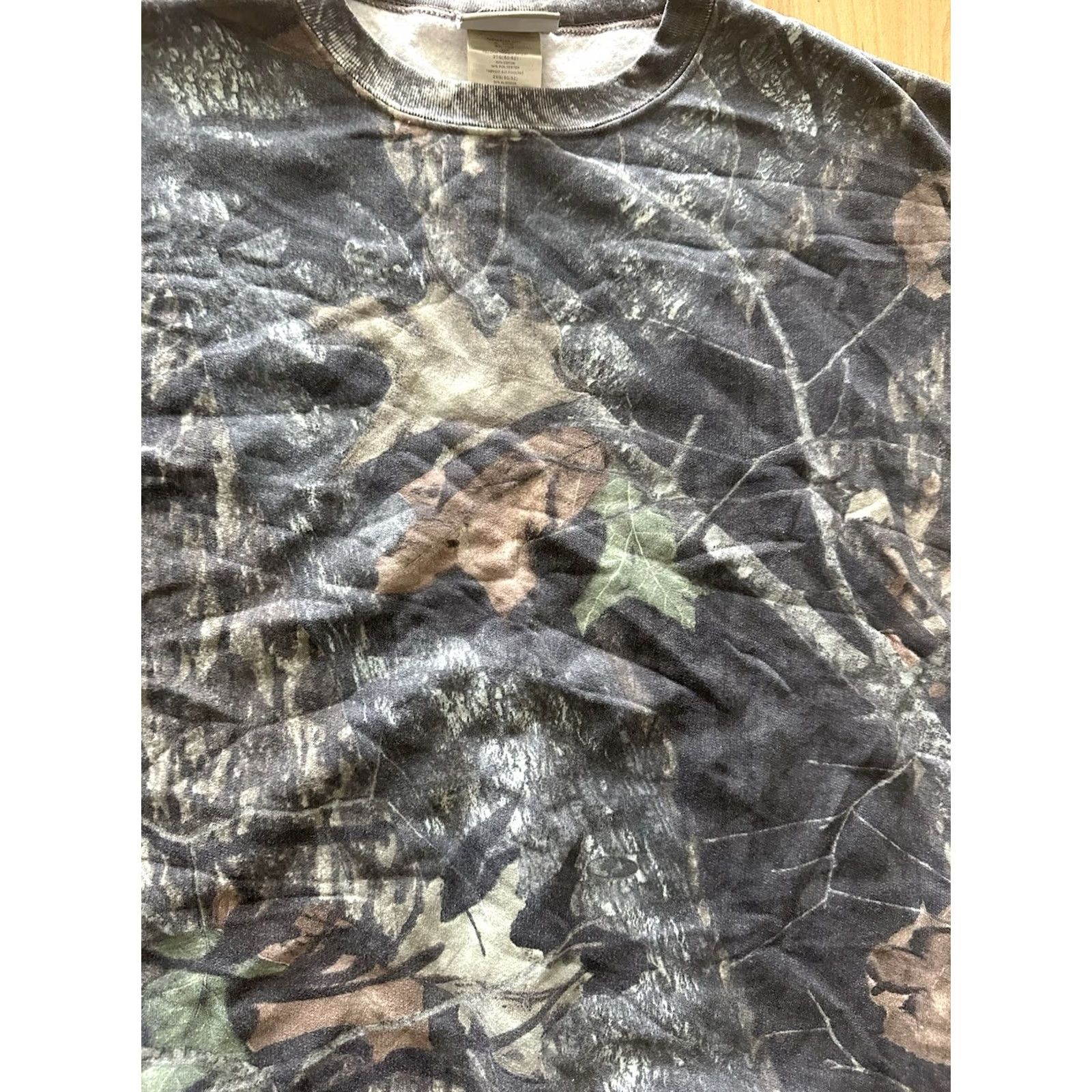 Jerzees VINTAGE Jerzees Outdoors Camo Sweatshirt Mens 2XL Mossy Oak Hunting 90s Camouflage Graphic Print Pullover Sweatshirt Mens Jeans? Size US XXL / EU 58 / 5 - 3 Thumbnail