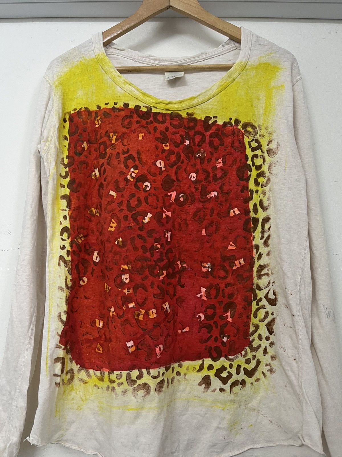 ARCHIVE❗️ vintage Kapital handprinted homeless LS Tshirt