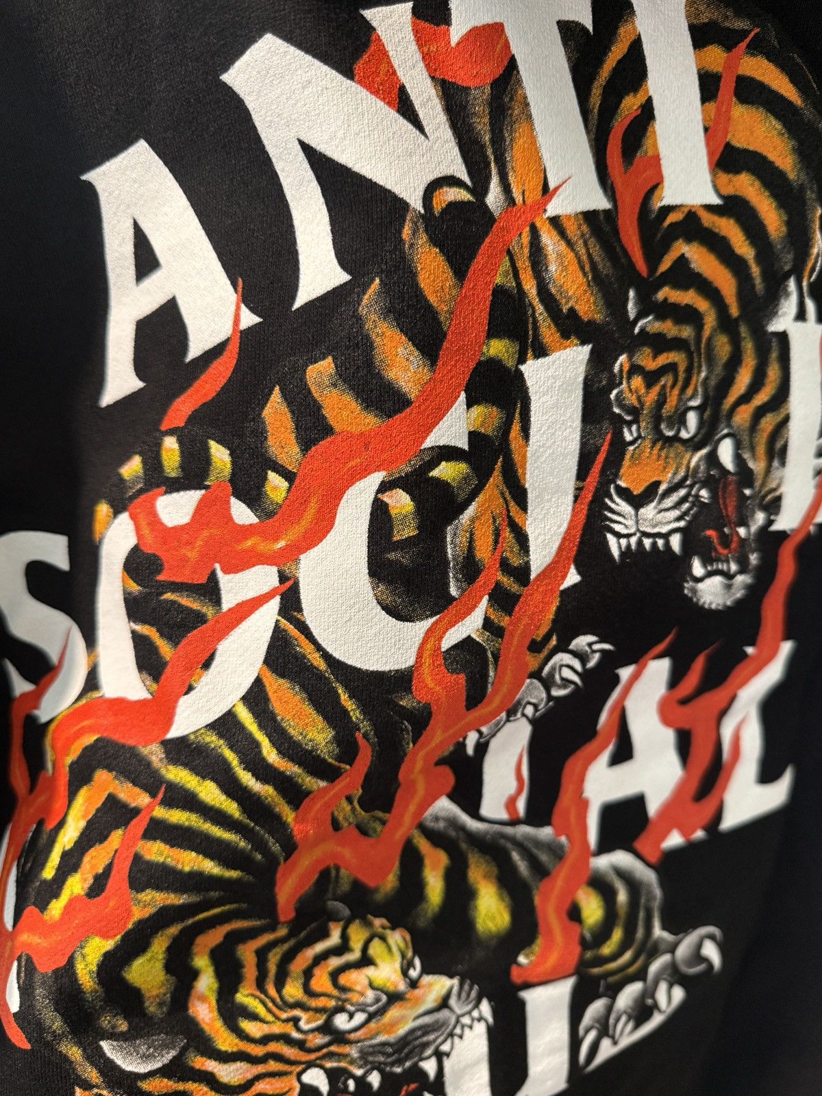 Anti Social Social Club Anti Social Social Club ASSC Tiger Blood Hoodie Blk size M Size US M / EU 48-50 / 2 - 4 Thumbnail