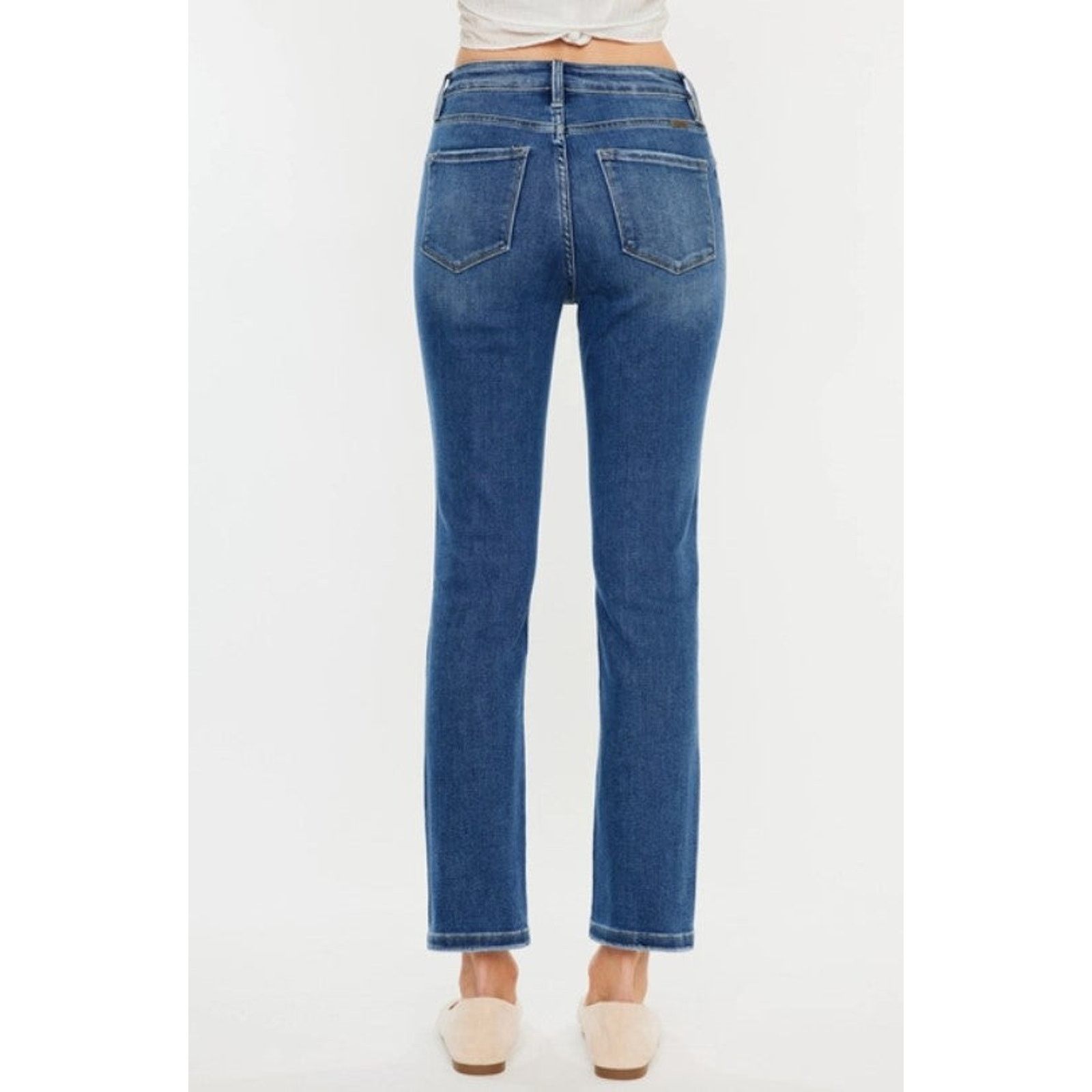Kancan USA High Rise Slim Straight Jeans-Size 1 Size 24" / US 00 / IT 34 - 5 Thumbnail