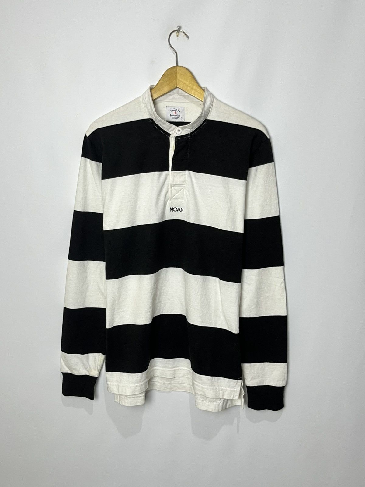 Noah NOAH rugby henley shirt half button Size US S / EU 44-46 / 1 - 1 Thumbnail