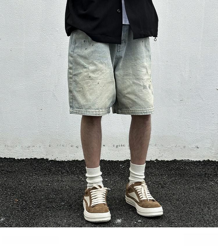 Japanese Brand × Vintage Cargo Denim Short Size US 35 - 7 Thumbnail