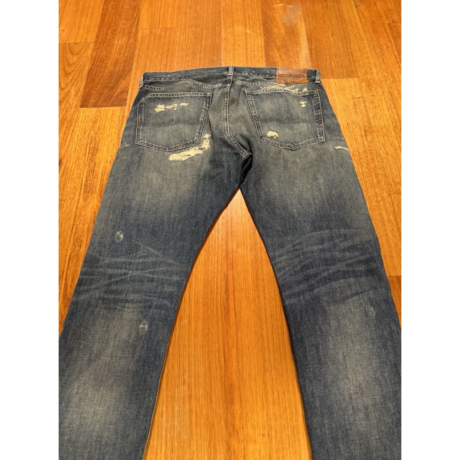 Vintage VINTAGE Ralph Lauren Denim Supply Prospect SLIM Distressed Jeans 36x32 Men Size US 36 / EU 52 - 7 Thumbnail