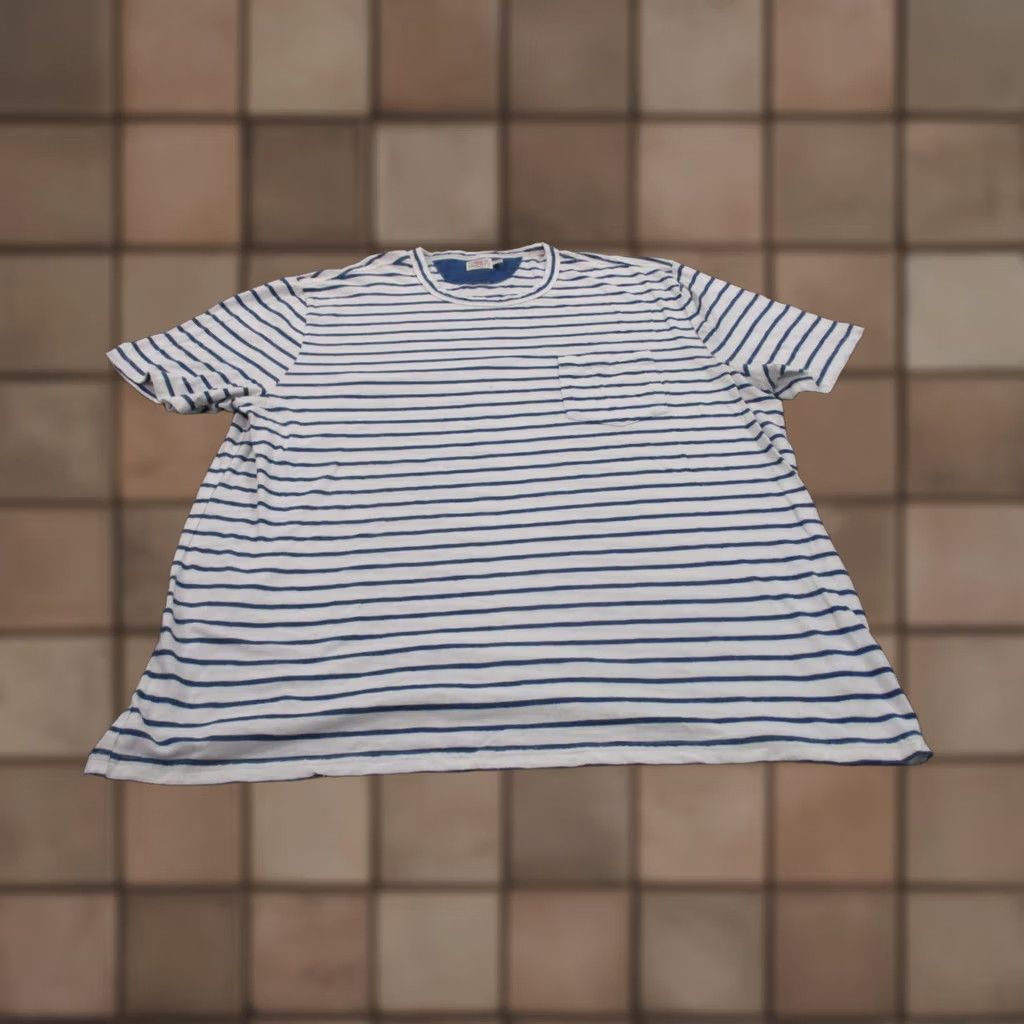 Faherty Faherty T Shirt Mens 2XL Striped Sport Preppy Beach Stretch Casual Lightweight Shirt Mens 2XL Multicolor Cotton Knit Logo Breathable Size US XXL / EU 58 / 5 - 1 Thumbnail