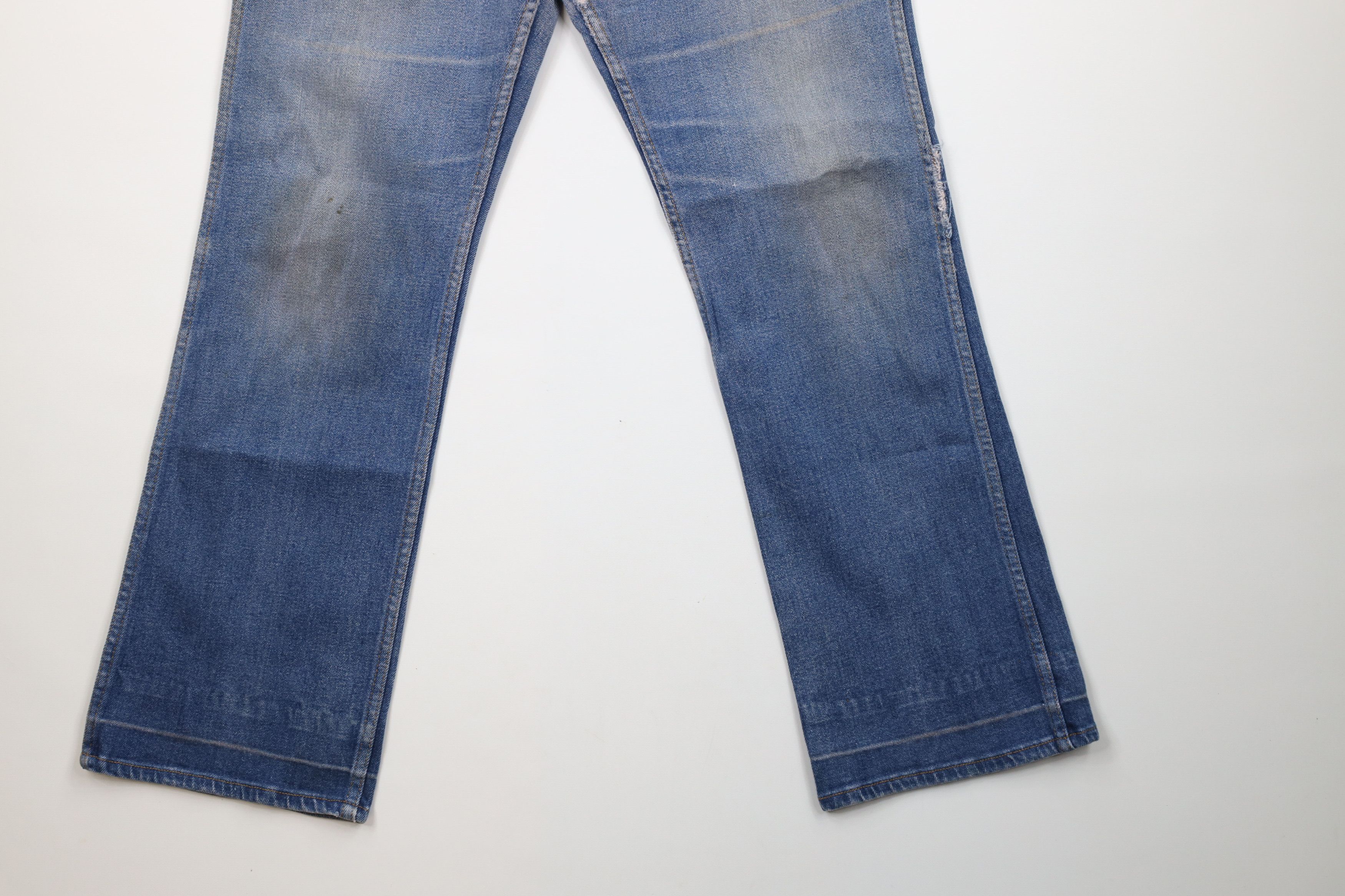 Vintage Vintage 70s Streetwear Wide Leg Bell Bottoms Denim Jeans USA Size US 36 / EU 52 - 4 Thumbnail