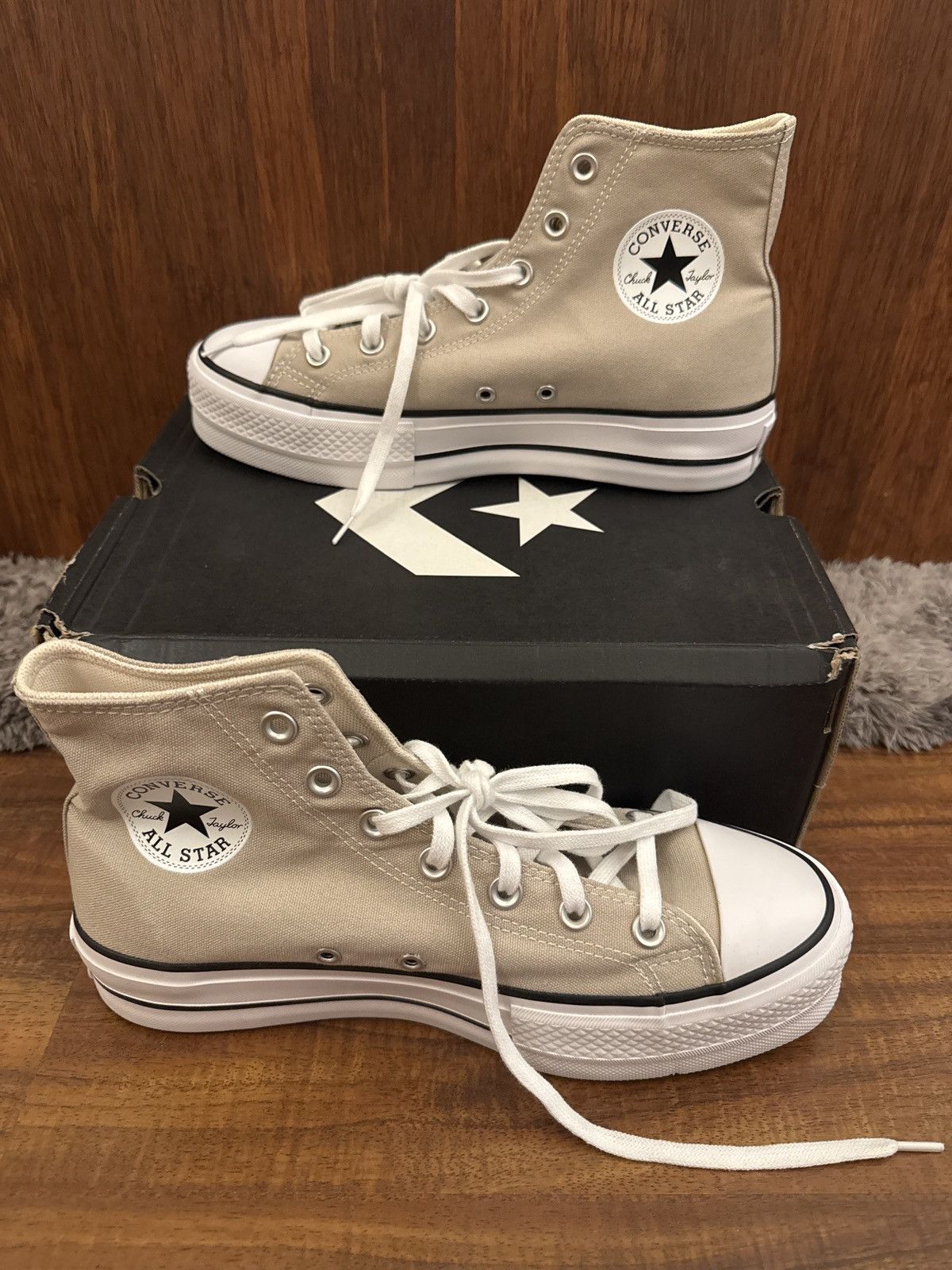 Converse Converse lift high top papyrus women’s size 9 Size US 9 / IT 39 - 6 Thumbnail
