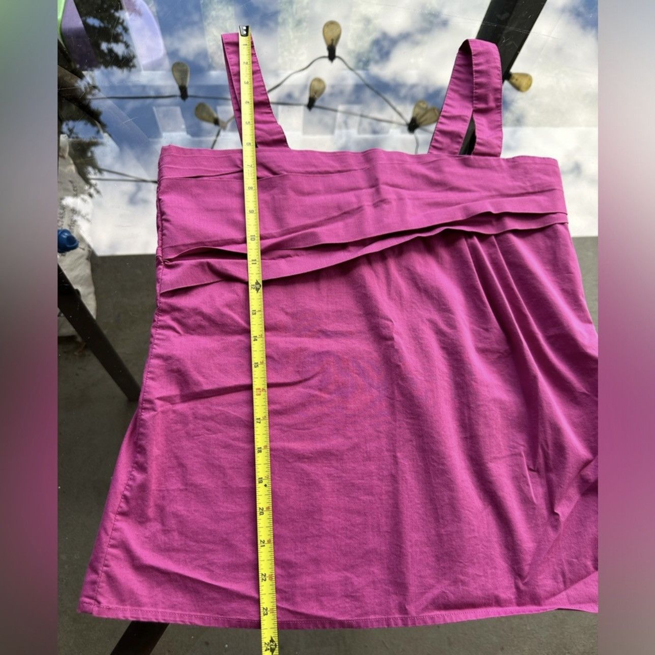 Other New York & Company Y2K Sleeveless Top in Fuchsia Size 2 Size XS / US 0-2 / IT 36-38 - 4 Thumbnail