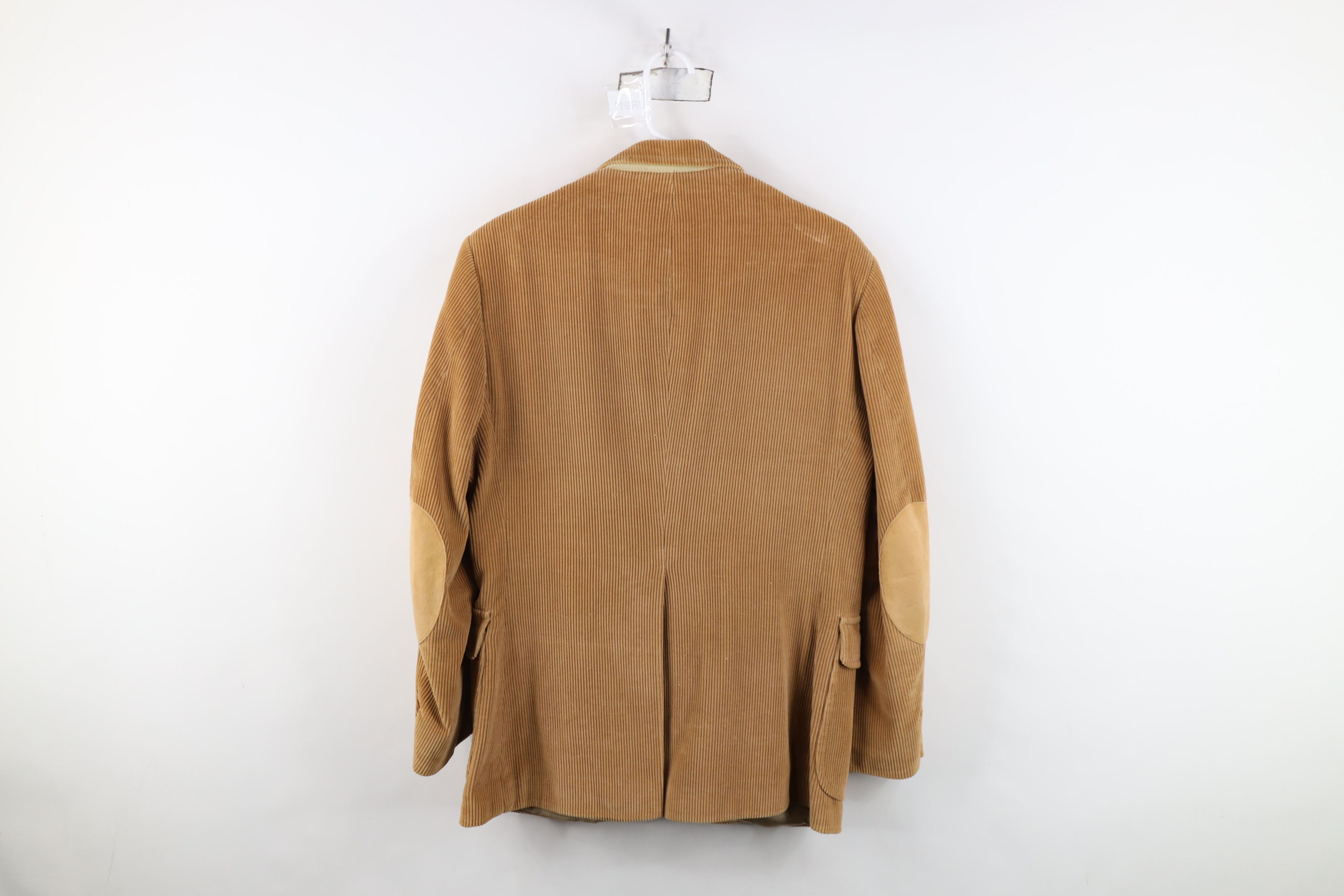 Vintage Vintage 70s Streetwear Elbow Patch Corduroy Blazer Jacket Size US XL / EU 56 / 4 - 14 Thumbnail