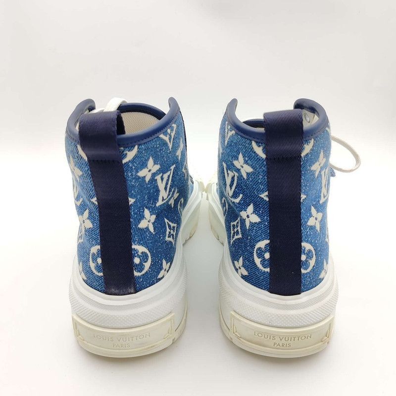 Louis Vuitton Louis Vuitton Squad Boot Monogram High-Top Sneakers -2505 Size US 9 / EU 42 - 3 Thumbnail