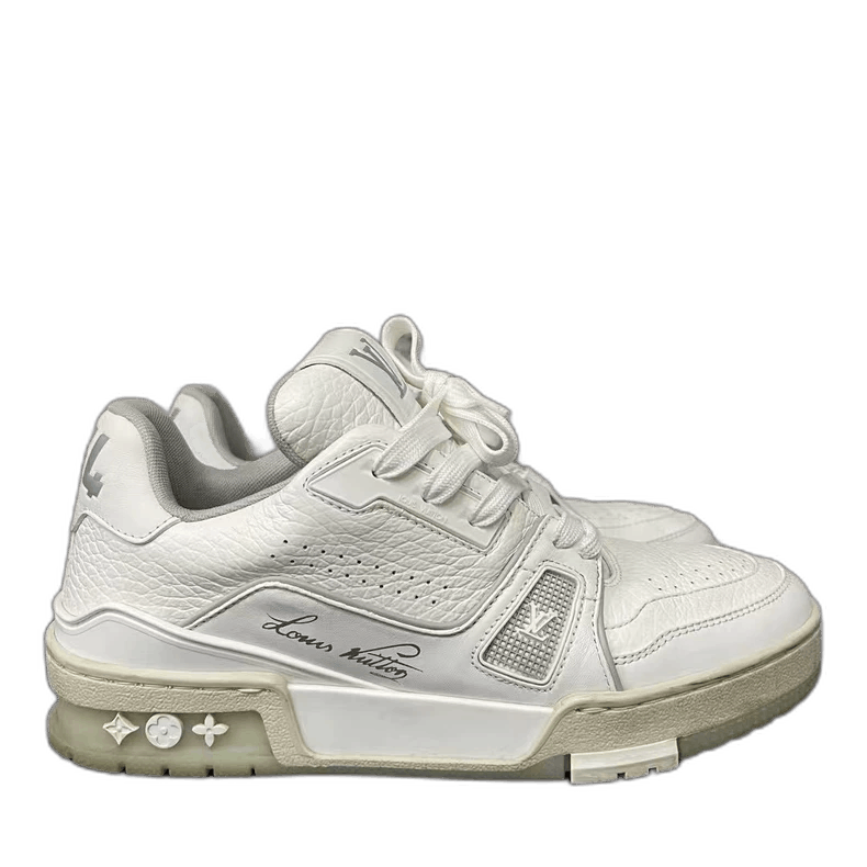 Louis Vuitton Louis Vuitton White Concrete Sneakers Size 3 Size US 5 / EU 37 - 1 Thumbnail