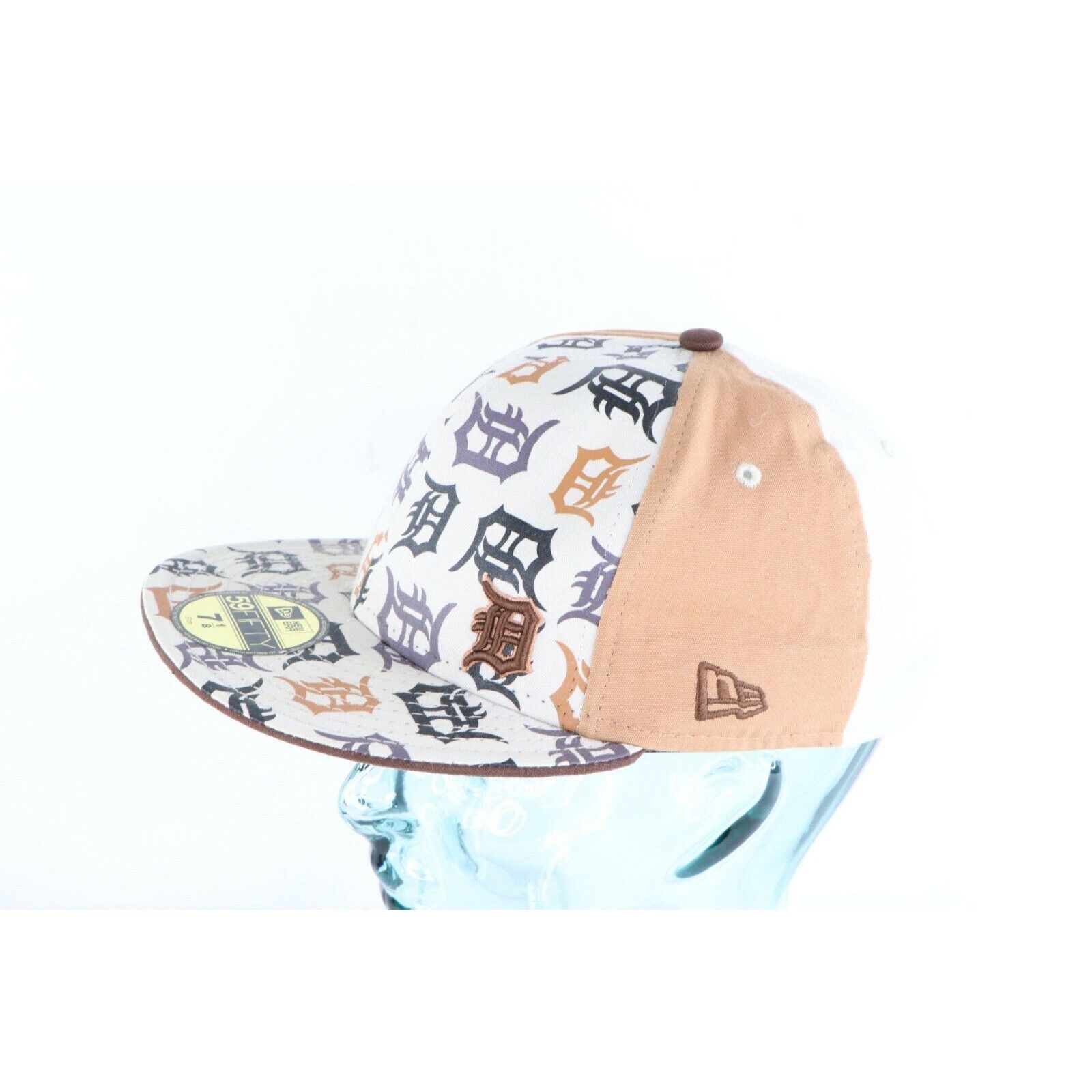 New Era × Vintage New Era Detroit Tigers Baseball All Over Print Fitted Hat Size ONE SIZE - 3 Thumbnail