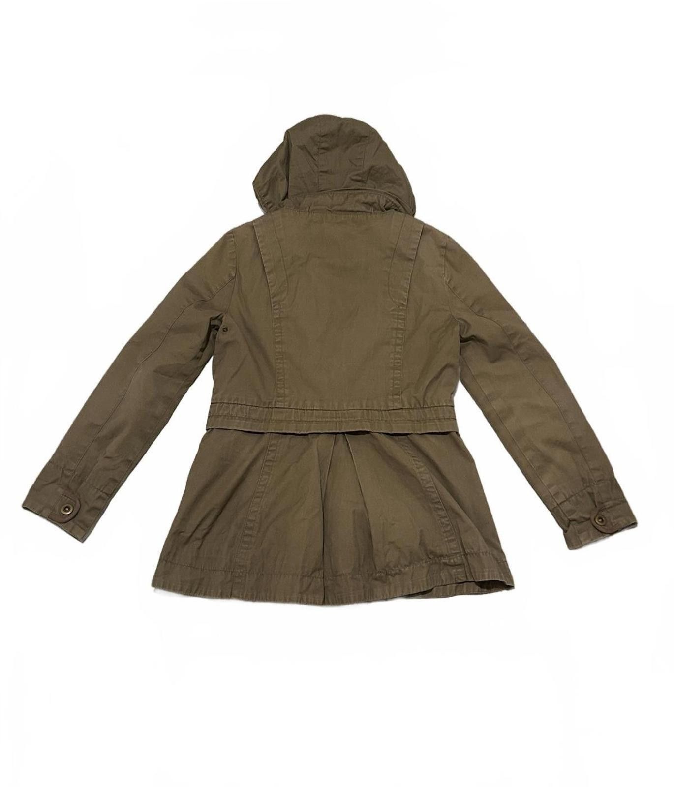 GOA GOA Style Green & Brown Zip-Up Hooded Jacket Size US S / EU 44-46 / 1 - 2 Thumbnail