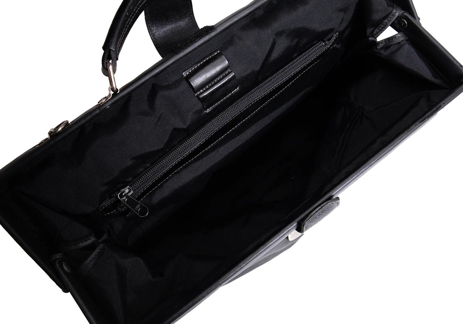 Jean Paul Gaultier Coated Doctor Bag in Black with Damage and Stains Size ONE SIZE - 15 Thumbnail