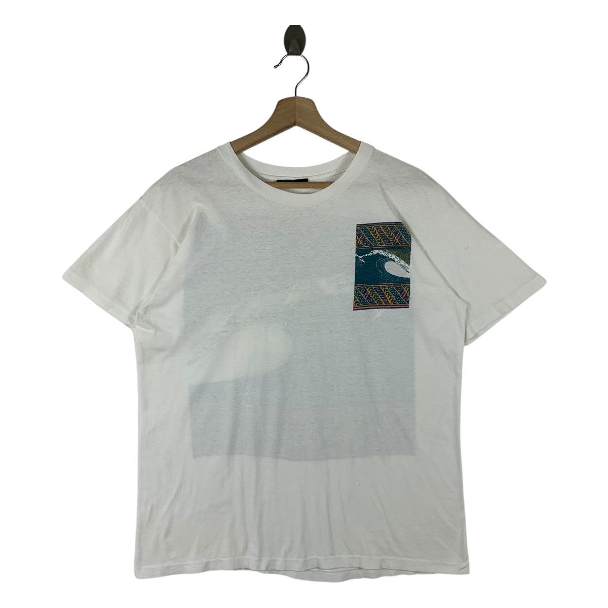 Rip Curl × Vintage Vintage 90s RIP CURL Surfing big printed backhit tee Size US M / EU 48-50 / 2 - 2 Thumbnail