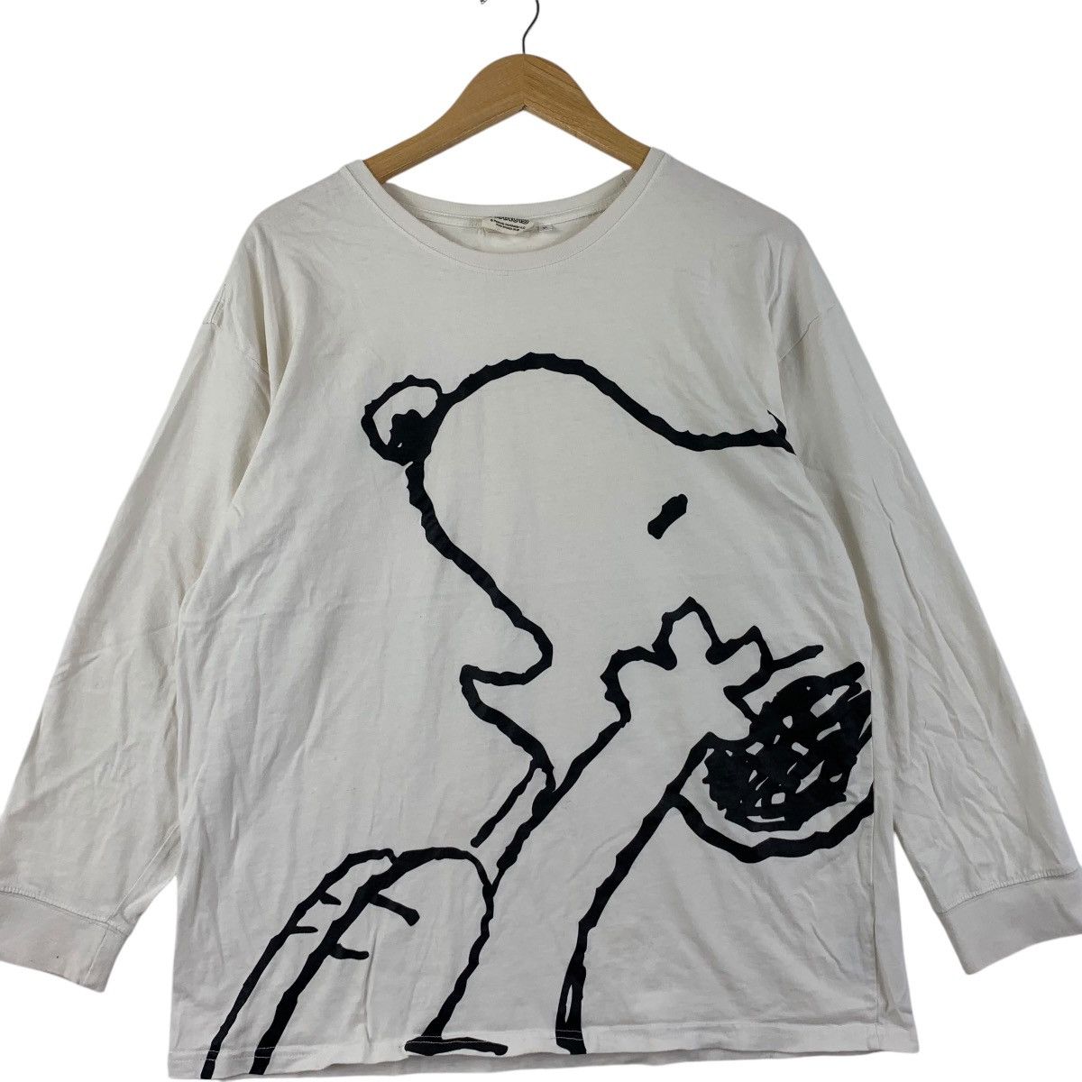 Peanuts PEANUTS WORLDWIDE SNOOPY Big Drawing Tee Shirt Top Size 3XL / US 20-22 - 3 Thumbnail