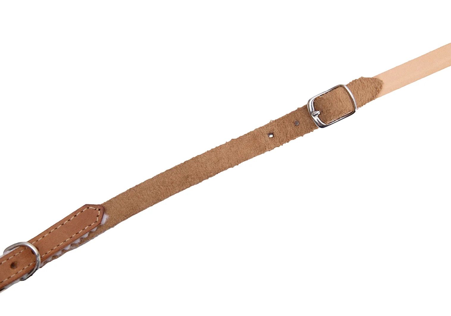 Maison Margiela Leather Narrow Belt in Brown, Size 70 Size ONE SIZE - 5 Thumbnail