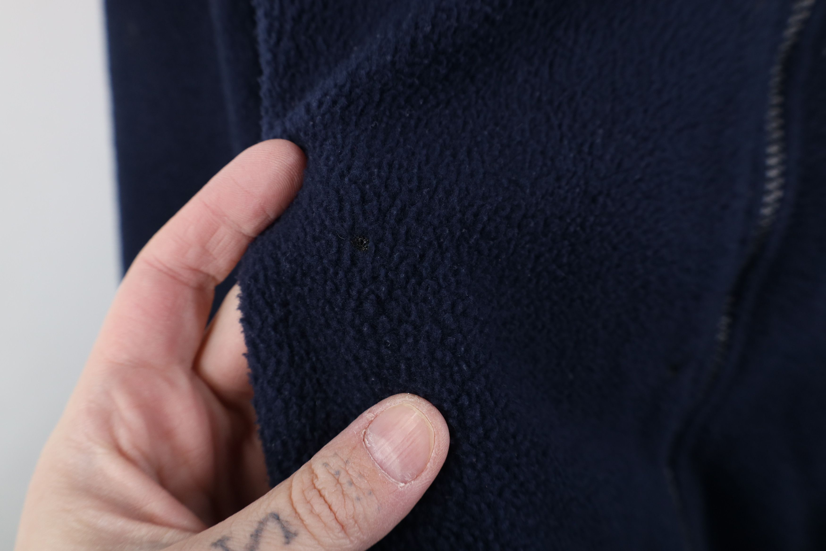 Vintage Vintage 90s University of Michigan Fleece Zip Jacket Blue Size US M / EU 48-50 / 2 - 8 Thumbnail