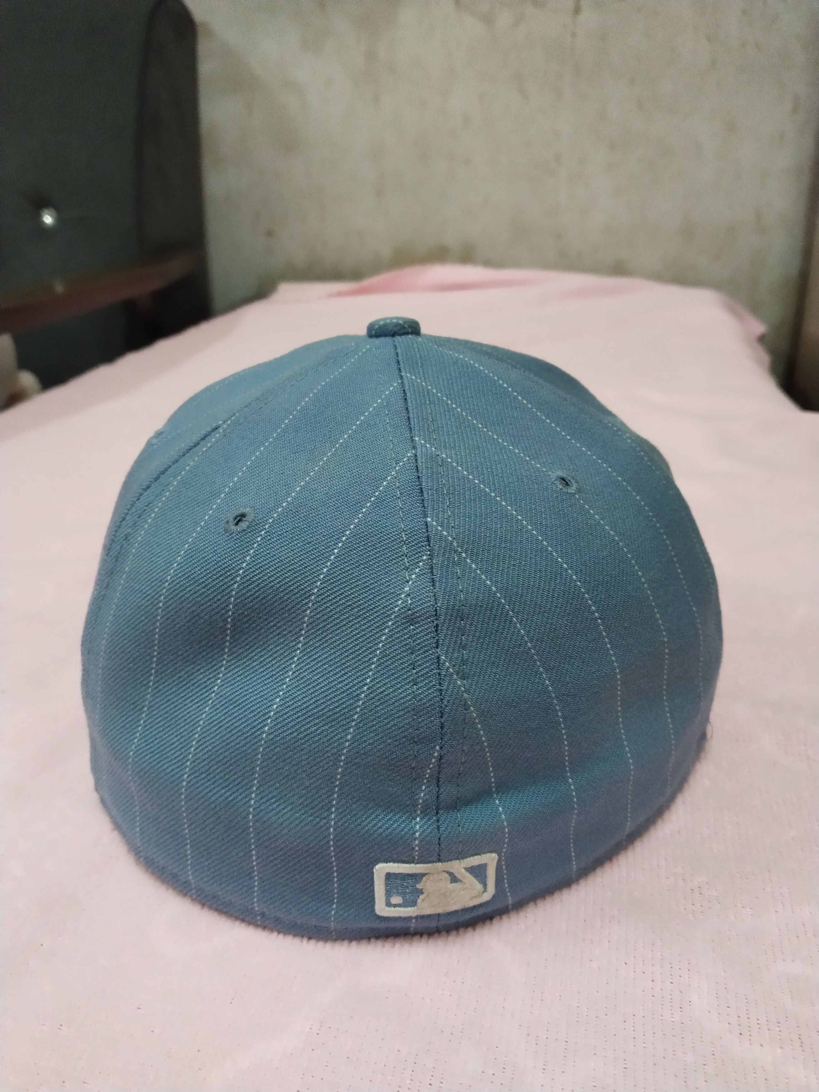 New Era VINTAGE NEW ERA KANSAS CITY ROYALS PINSTRIPE CAP HAT Size ONE SIZE - 4 Thumbnail
