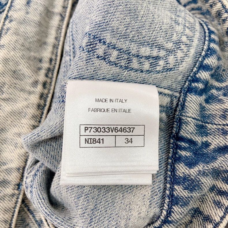 Chanel Prada Ruffled denim jacket Size XXS / US 00 / IT 34 - 6 Thumbnail