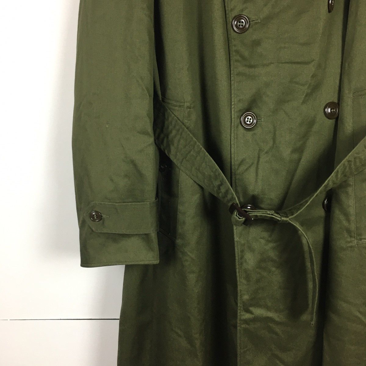 Vintage Vintage Military 50s Inspector Overcoat Size US XL / EU 56 / 4 - 3 Thumbnail