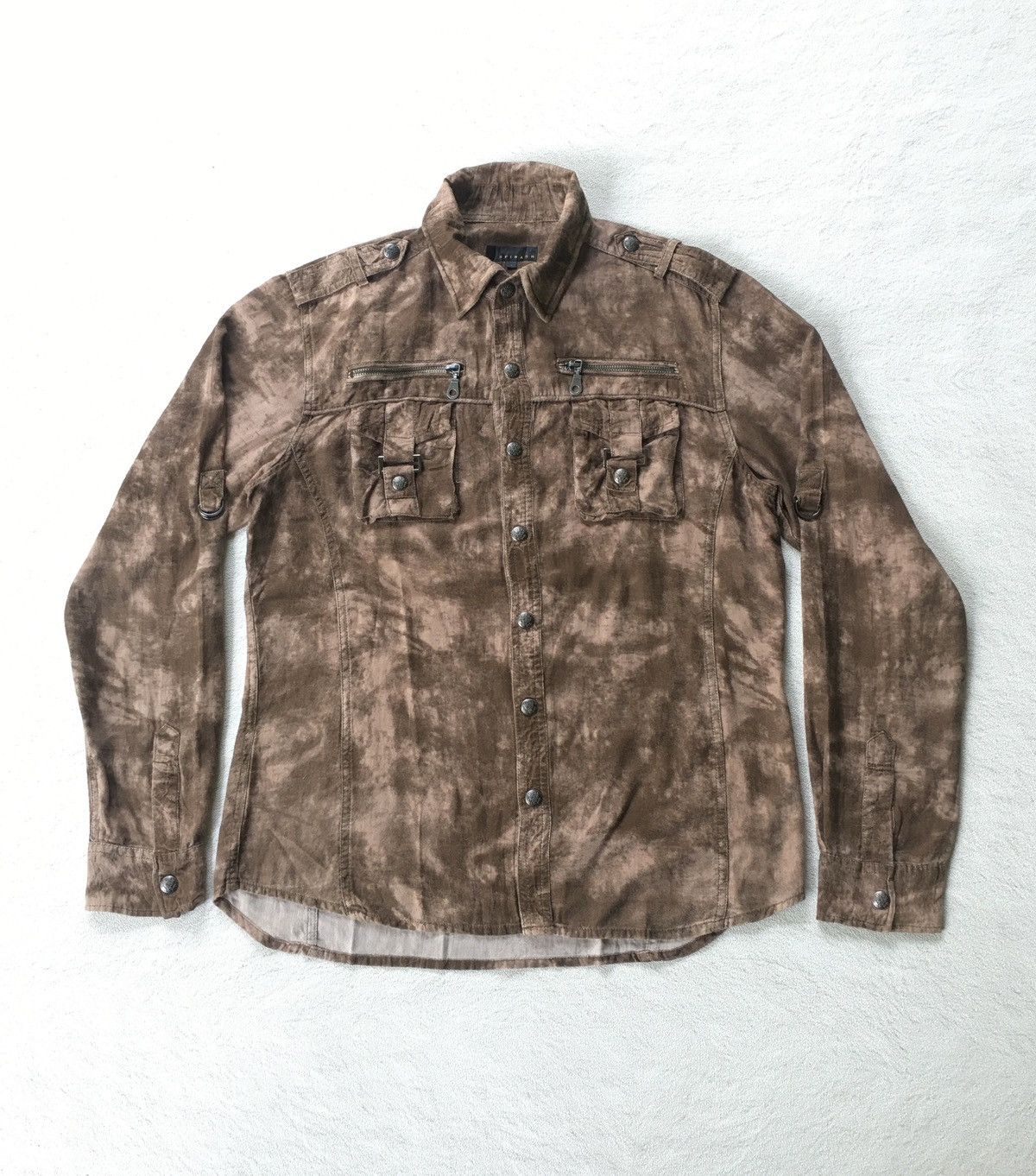 Japanese Brand 2000s Spinash Button Shirt Size US L / EU 52-54 / 3 - 1 Thumbnail