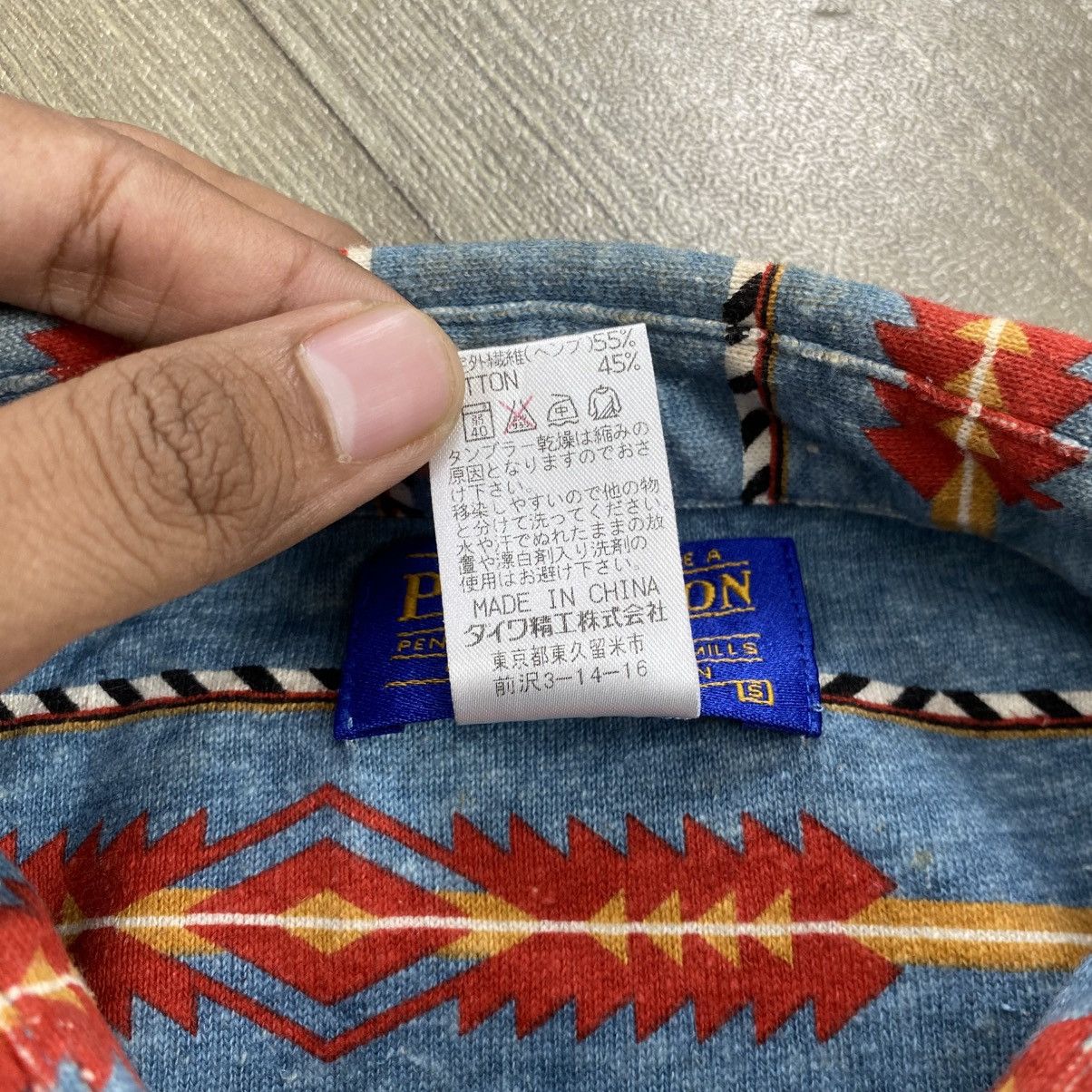 Pendleton Vintage Pendleton Native Pocket Navajo Polo Shirt USA Size US M / EU 48-50 / 2 - 9 Thumbnail