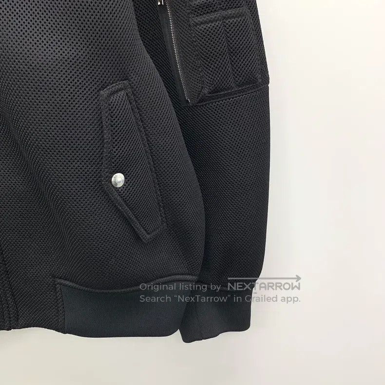 Valentino Valentino Black logo monogram print stand-up collar zippe Size US S / EU 44-46 / 1 - 4 Thumbnail