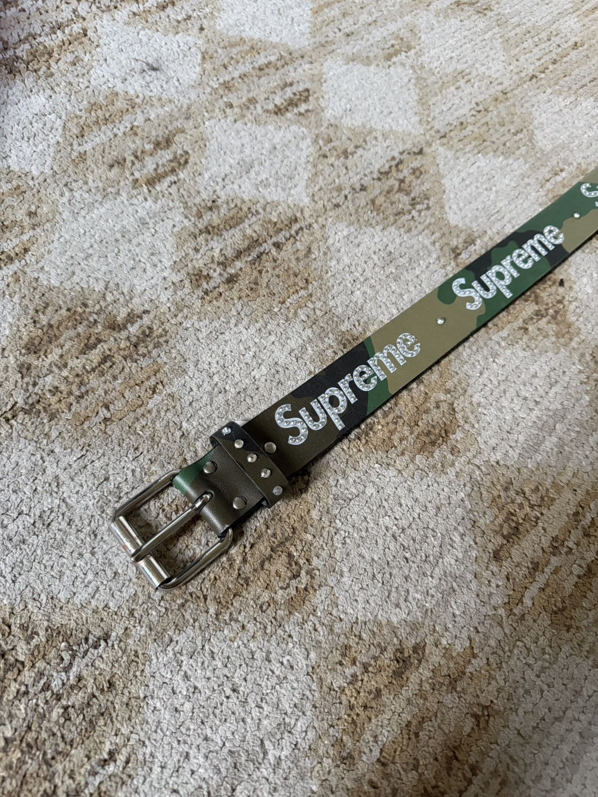 Supreme × Toy Machine Supreme Toy Machine Webbing Belt in Leopard