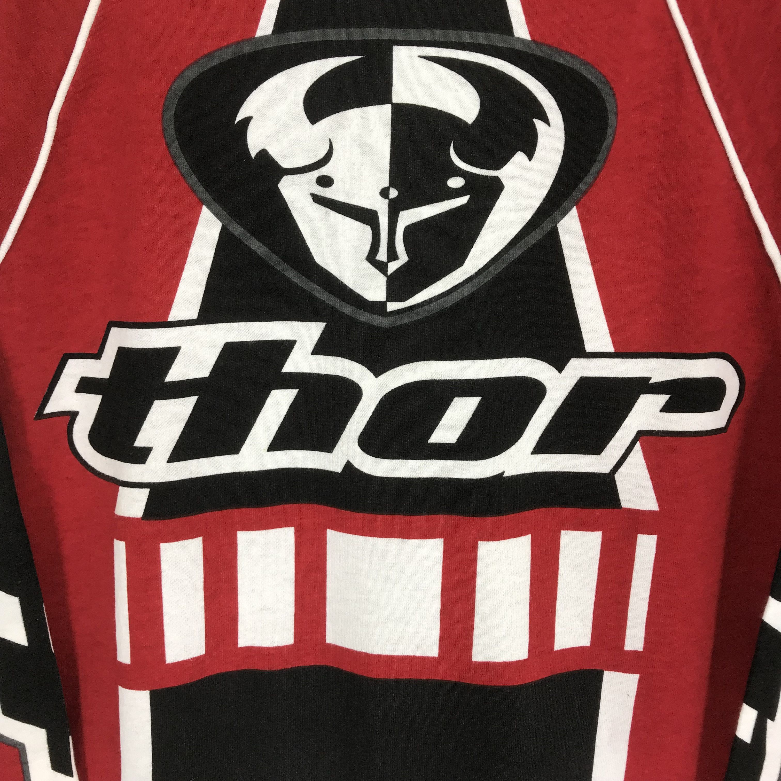 Fox Racing Vintage 90's Thor Motocross Racing Team Dirt Bike Tshirt Size US M / EU 48-50 / 2 - 5 Thumbnail