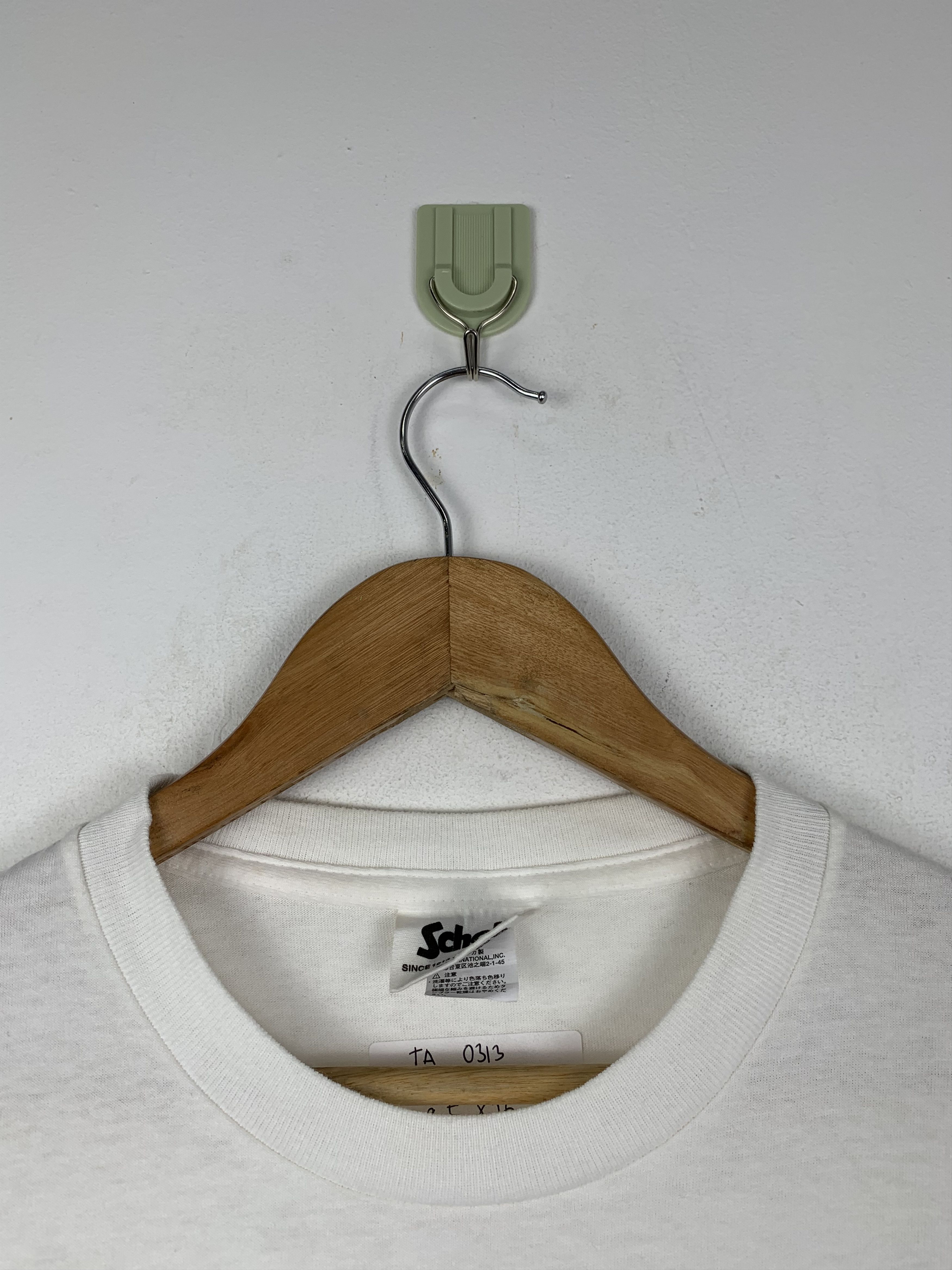 Schott × Vintage 90s Perfecto Schott Riding Racing T Shirt Made In USA TA0313 Size US M / EU 48-50 / 2 - 14 Thumbnail