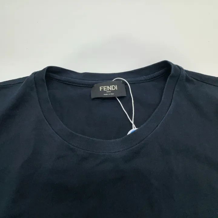 Fendi Fendi Logo Print Black Short Sleeve T-Shirt -2507 Size US S / EU 44-46 / 1 - 1 Thumbnail